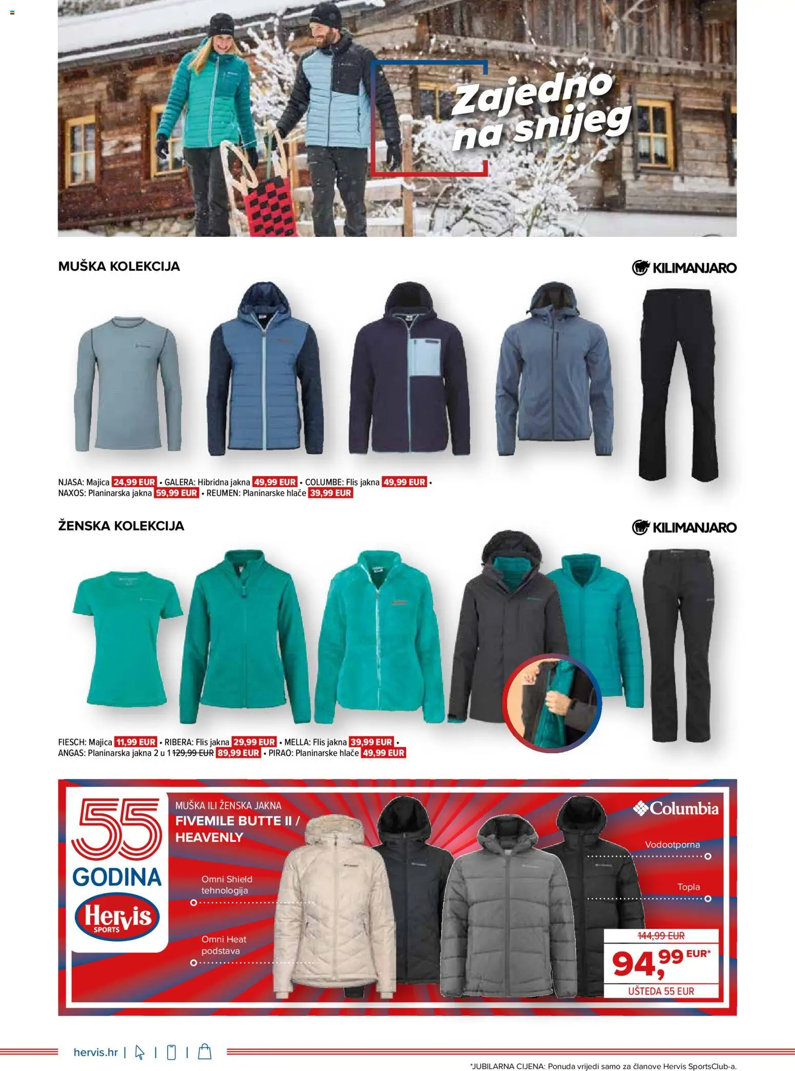Hervis katalog | vrijedi od 12.11.2025 | Stranica: 6 | Proizvodi: Majica, Jakna, Hlače