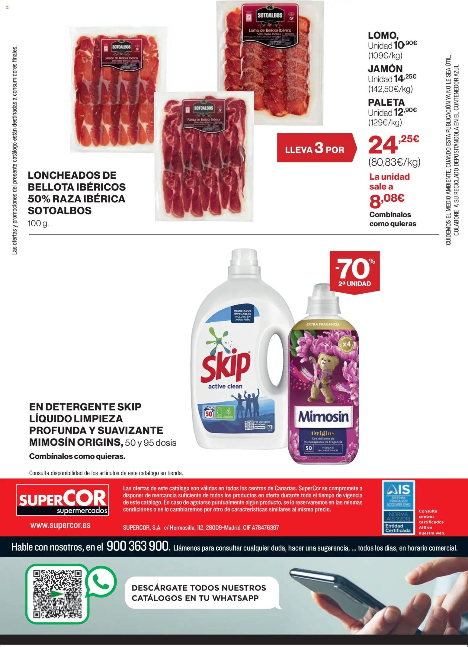 Supercor Canarias │ válido desde el 06.11.2025 | Página: 32 | Productos: Fragancia, Detergente, Jamón, Suavizante