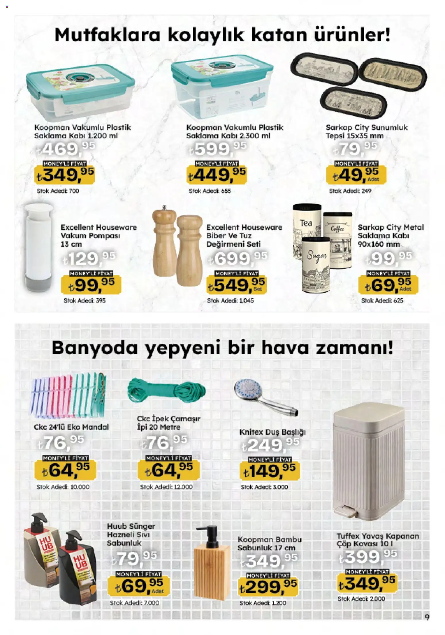 Migros Katalog - 5M Migroskop Dijital - 05.02.2026 tarihinden itibaren geçerlidir | Sayfa: 110 | Ürünler: Tuz, Biber, Tepsi, Sabunluk