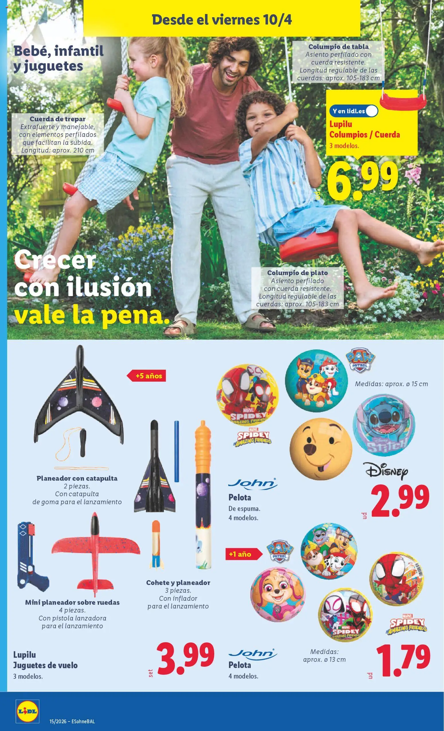 Lidl folleto de bazar │ válido desde el 06.04.2026 | Página: 18 | Productos: Inflador, Juguetes
