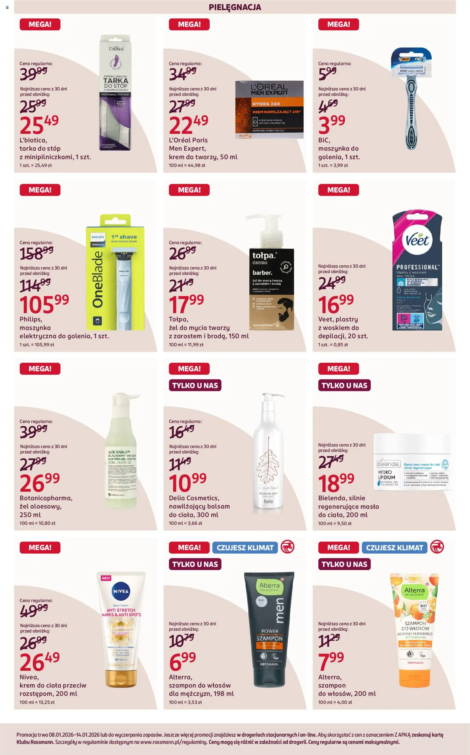 Rossmann Gazetka od 08.01.2026 | Strona: 11 | Produkty: Body, Krem do ciała, Krem, Awokado