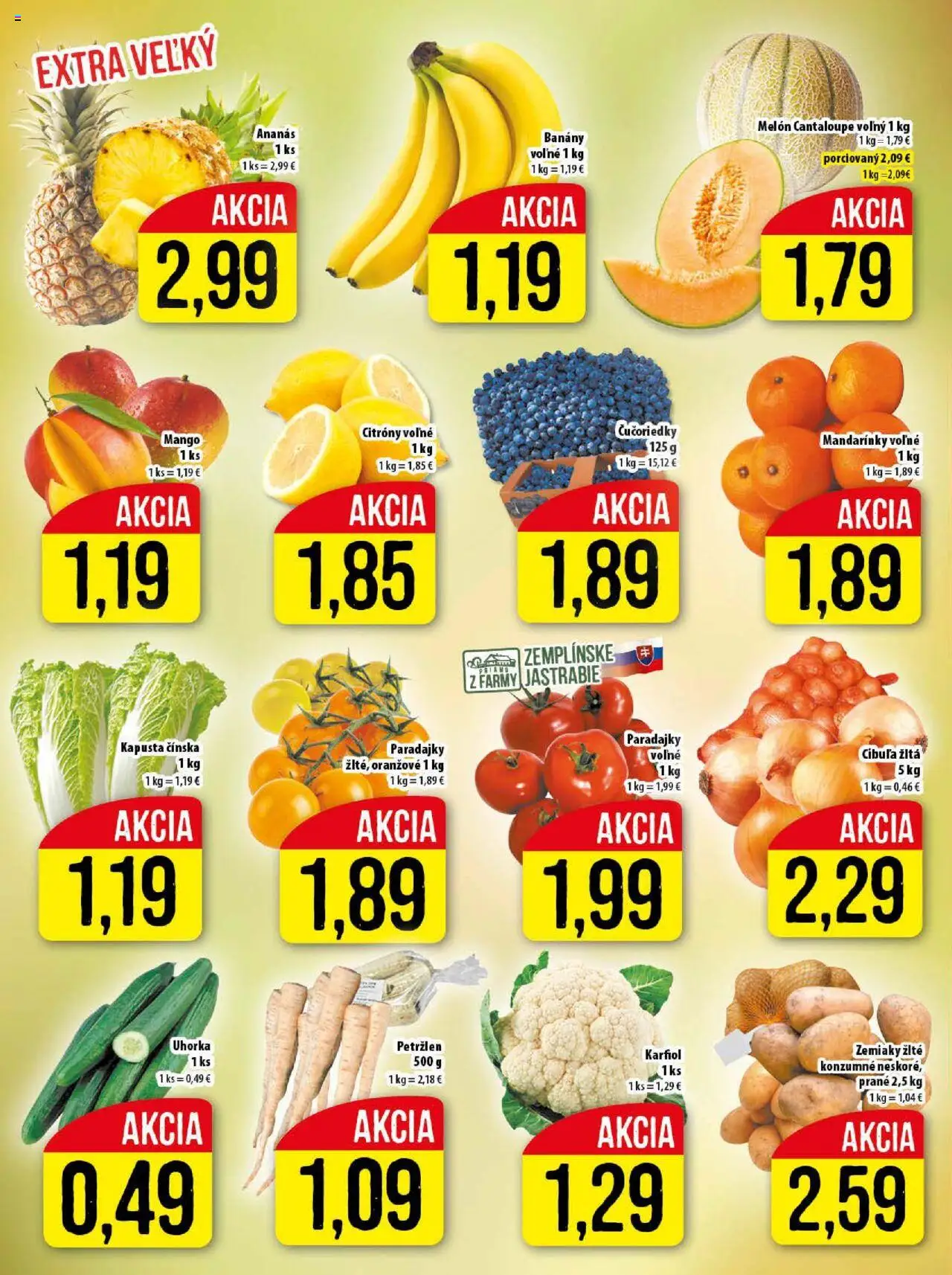 Nové Klas akcie – leták je platný od 06.10.2025 | Strana: 6 | Produkty: Citróny, Mandarinky, Cibuľa, Petržlen