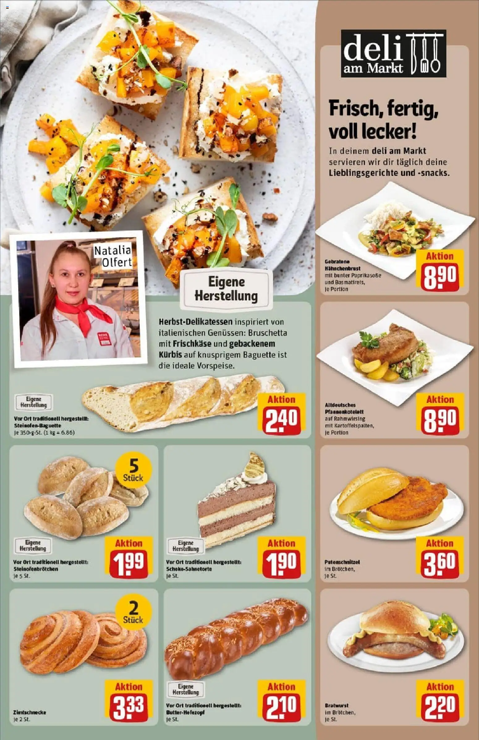 Rewe prospekt Rodgau/Dudenhofen	 – gültig ab 26.10.2025 | Seite: 15 | Produkte: Putenschnitzel, Kürbis, Frischkase, Hahnchenbrust