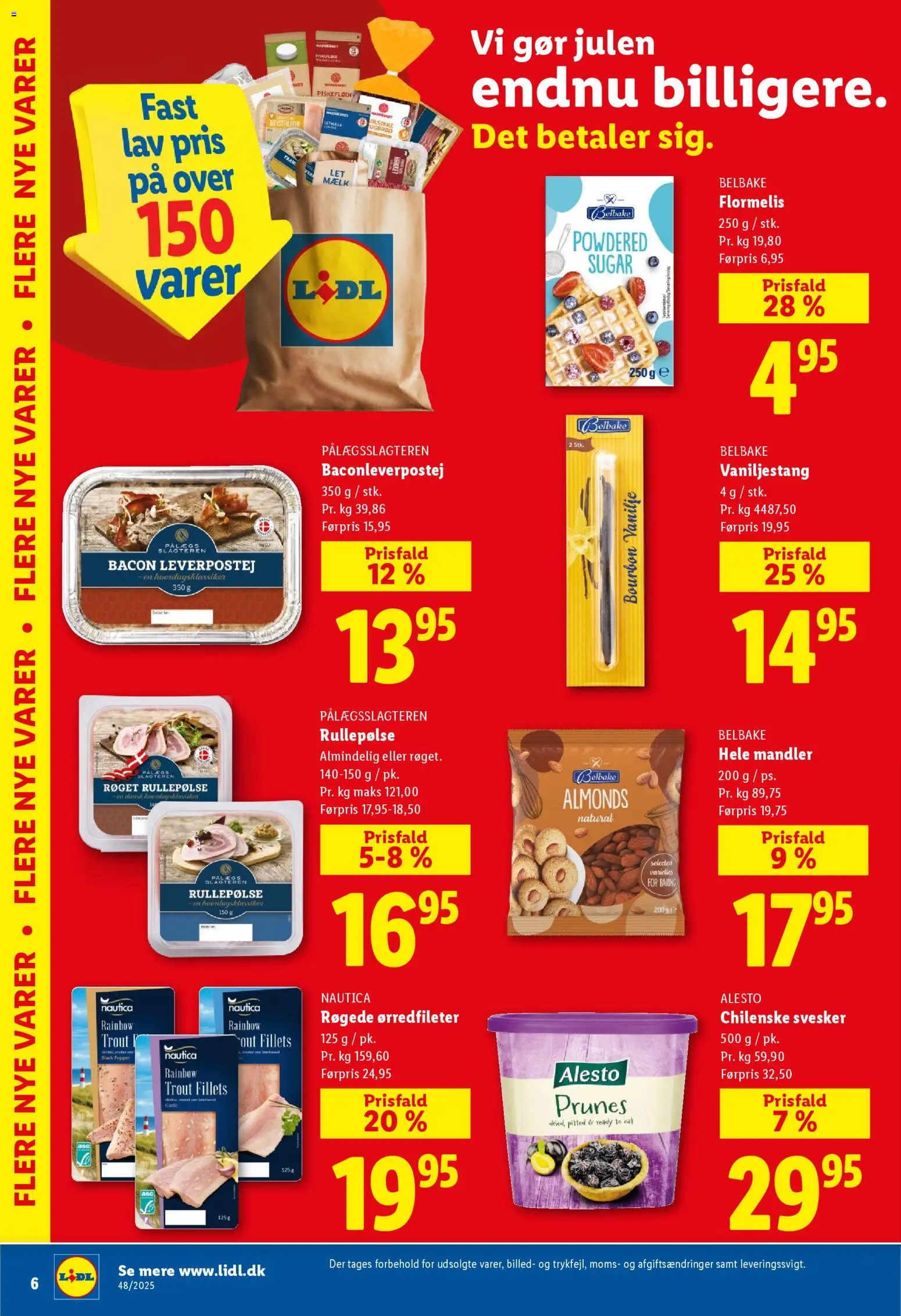 Lidl tilbudsavis – gyldig fra 23.11.2025 | Side: 7 | Produkter: Mælk, Leverpostej, Bacon, Jogo de ferramentas