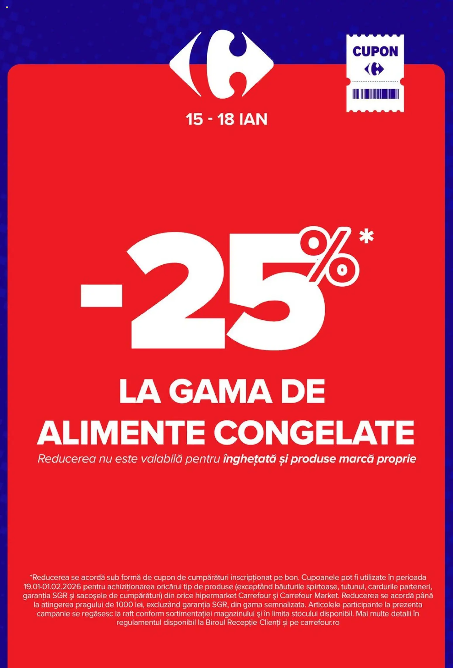 Noul catalog Carrefour – valabil de la 14.01.2026 | Pagină: 3 | Produse: Raft, Înghețată