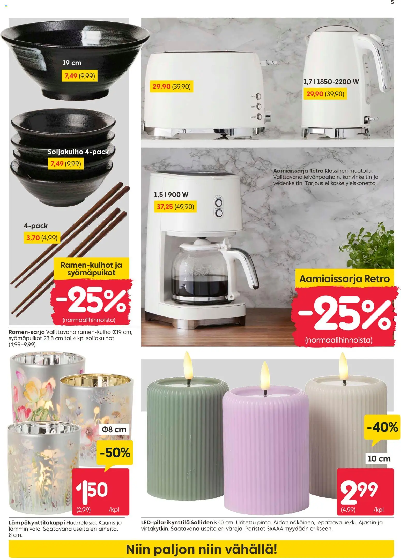 Rusta tarjoukset – voimassa 16.02.2026 alkaen | Sivu: 5 | Tuotteet: Kahvinkeitin, Paristot