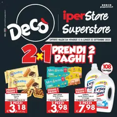 Anteprima del volantino Decò iperStore, Superstore - Sicilia catalogo valido a partire dal 12.09.2025