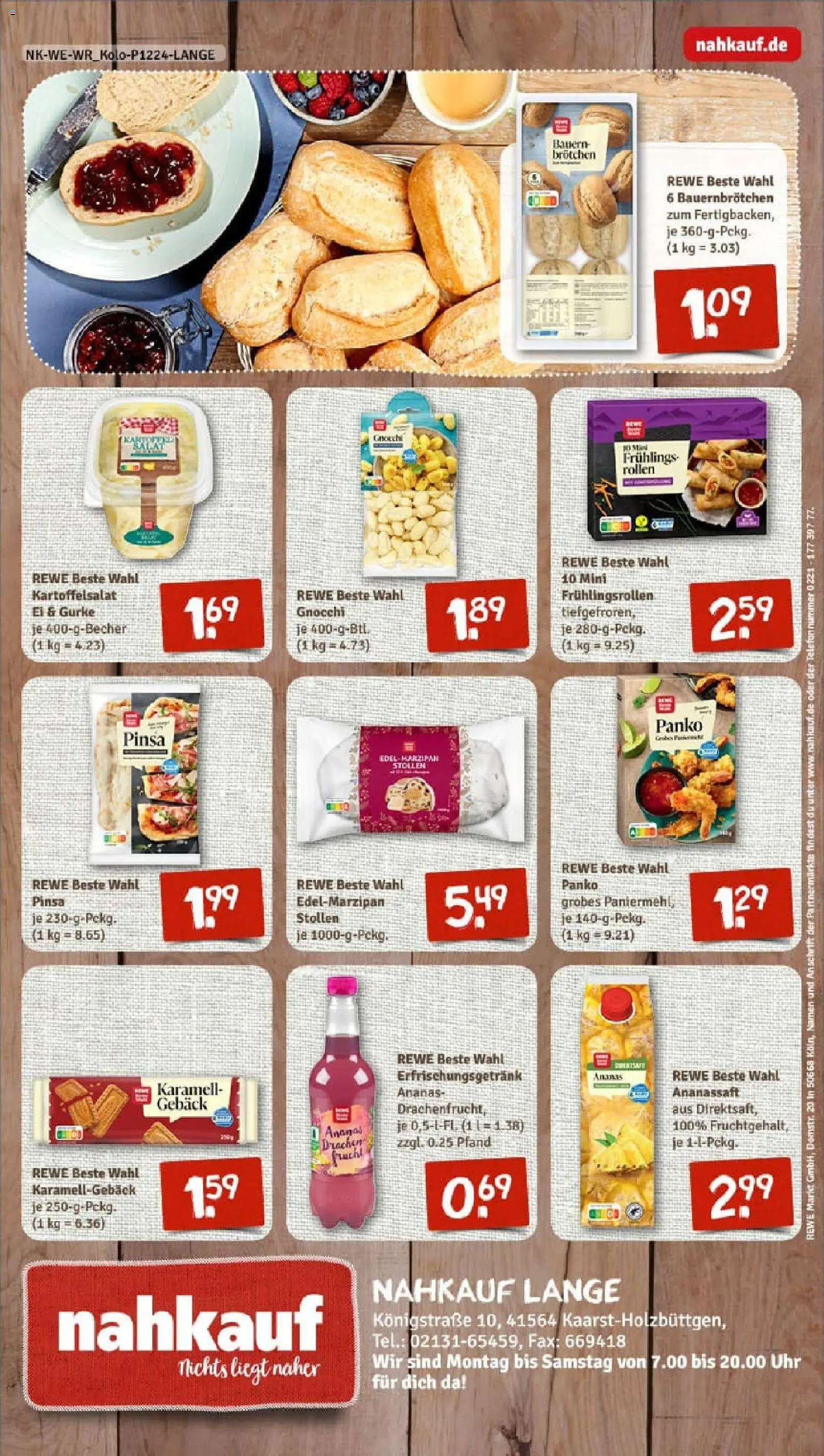Rewe prospekt Kaarst	 – gültig ab 26.10.2025 | Seite: 8 | Produkte: Ananas, Uhr