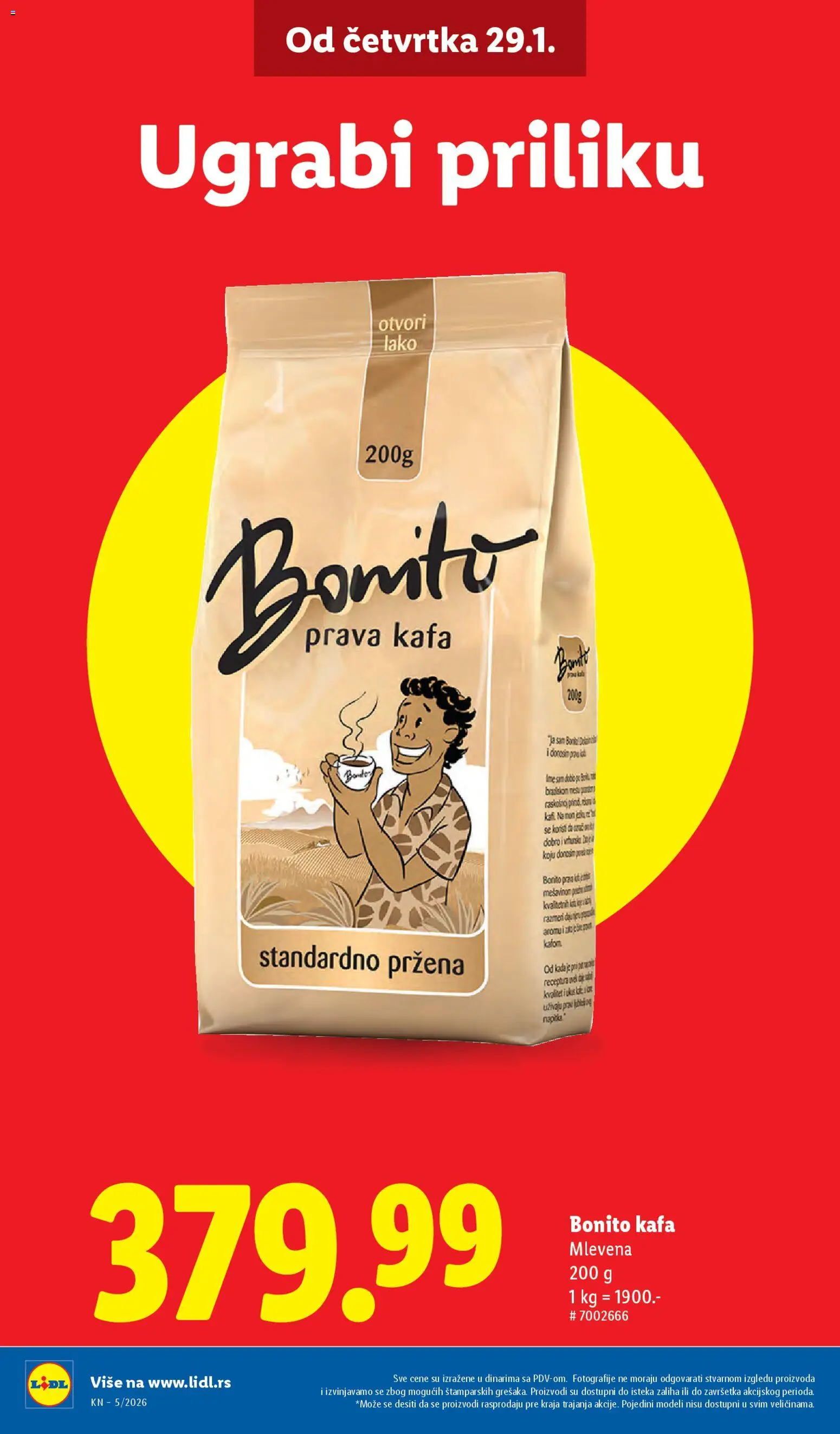 Lidl katalog - važi od 29.01.2026 | Strana: 6 | Proizvode: Kafa
