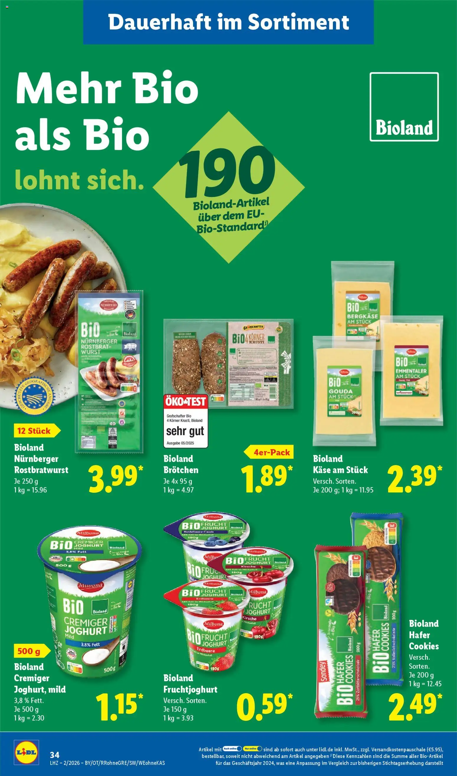 Lidl Prospekt Gundelsheim – gültig ab 05.01.2026 | Seite: 46 | Produkte: Käse, Joghurt, Gouda, Wurst
