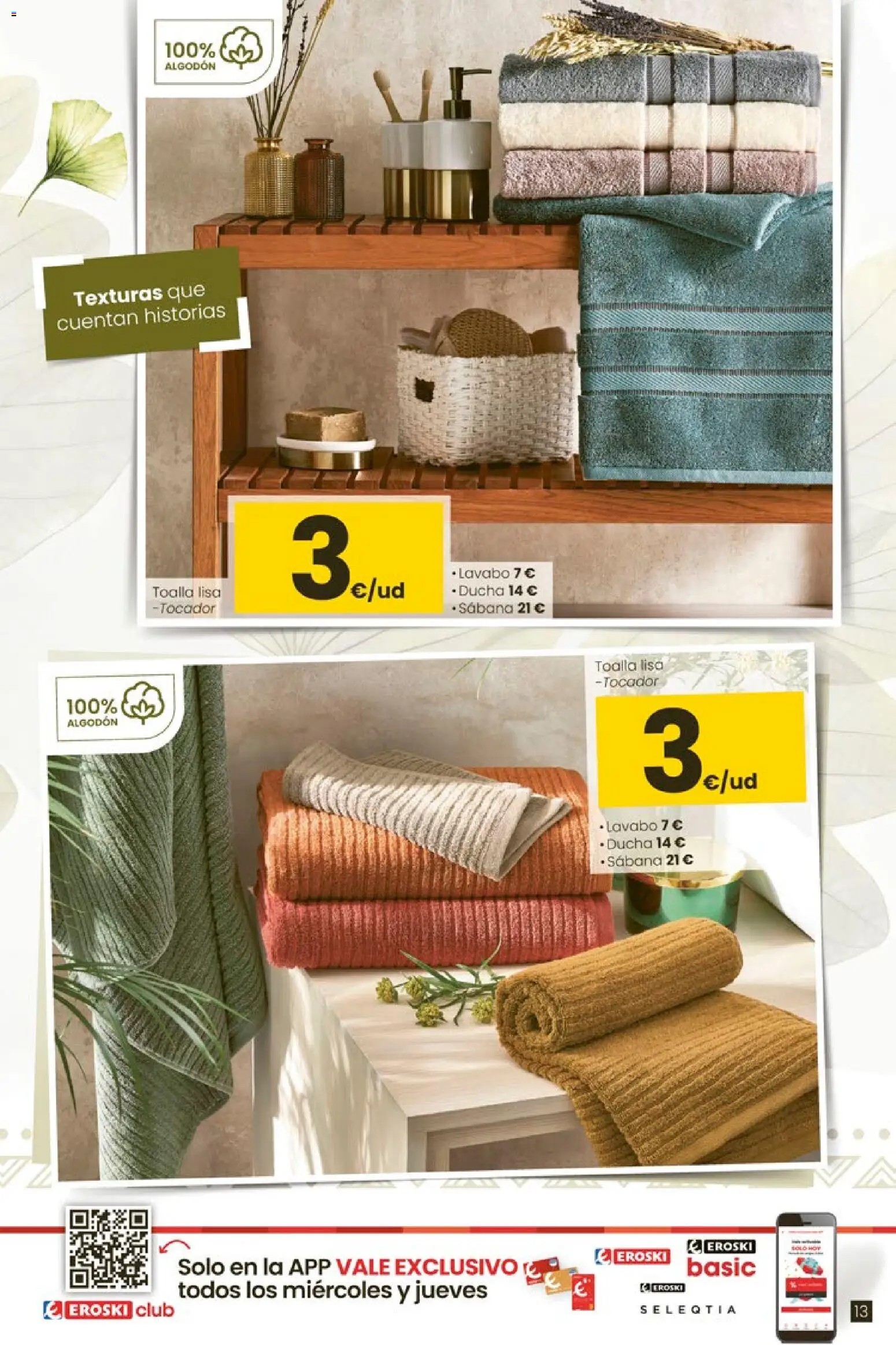 Eroski -  Qué agusto │ válido desde el 07.01.2026 | Página: 13 | Productos: Lavabo, Ducha