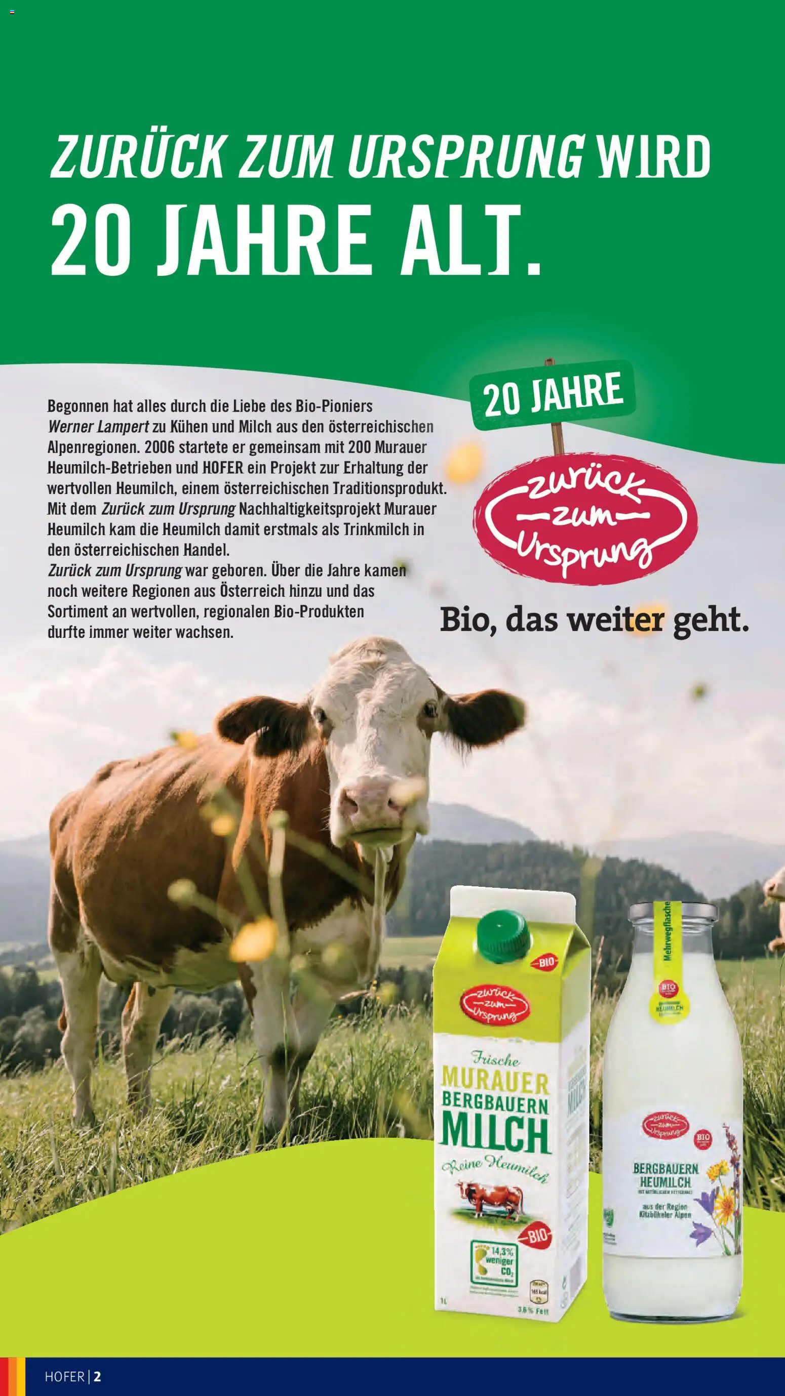 Hofer Flugblatt gültig ab 02.01.2026 | Seite: 4 | Produkte: Milch