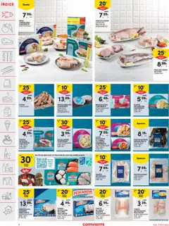 Pré-visualização PEIXE CONGELADO CONTINENTE PACK POUPANÇA, Peixe congelado pack poupança válido de 14.10.2025 | Página: 4 | Produtos: Dourada, Pescada, Salmão, Peixe
