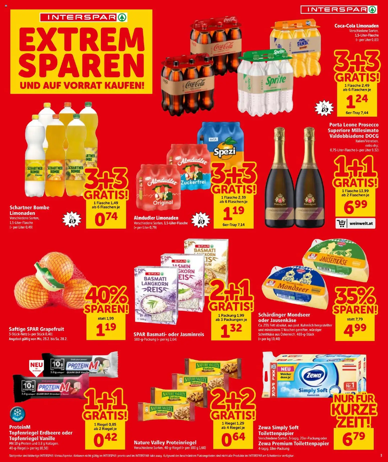 Interspar Flugblatt gültig ab 26.02.2026 | Seite: 3 | Produkte: Grapefruit