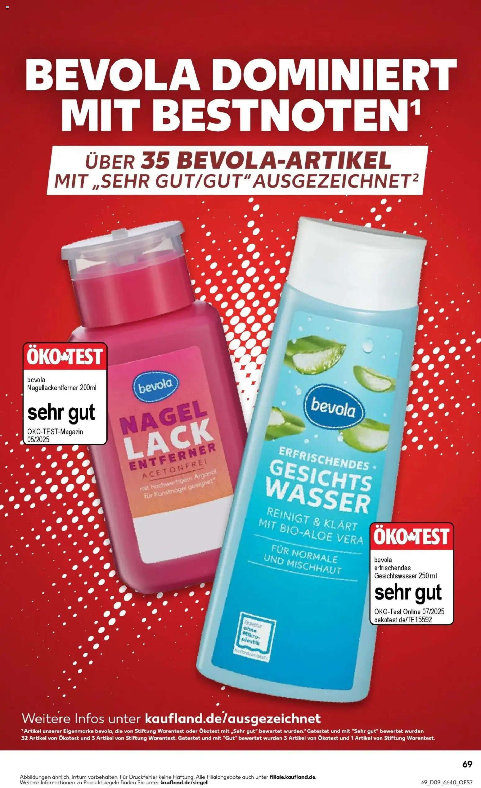 Kaufland prospekt Donauwörth	 – gültig ab 26.02.2026 | Seite: 69 | Produkte: Toner, Wasser, Nagellackentferner