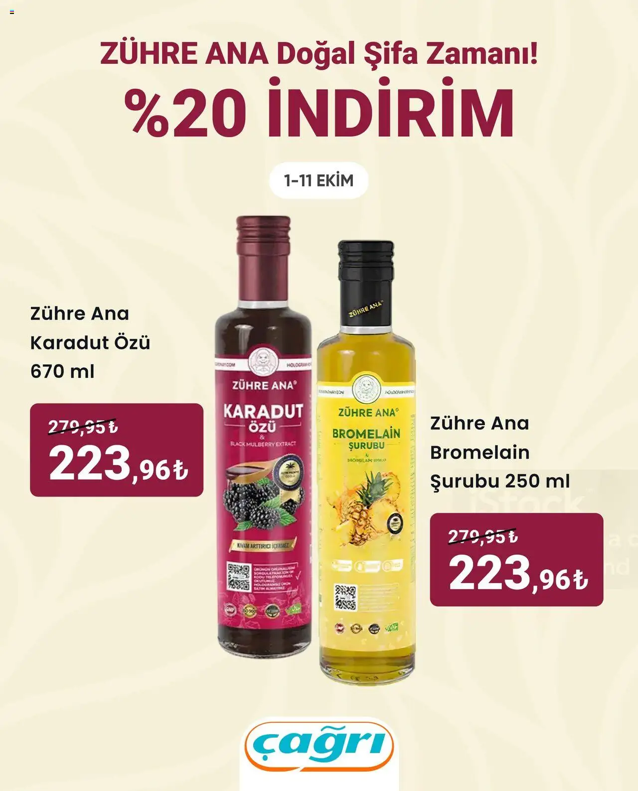 Çağrı Market Zühre Ana İle Doğal Şifa Zamanı! - 01.10.2025 tarihinden itibaren geçerlidir | Sayfa: 3