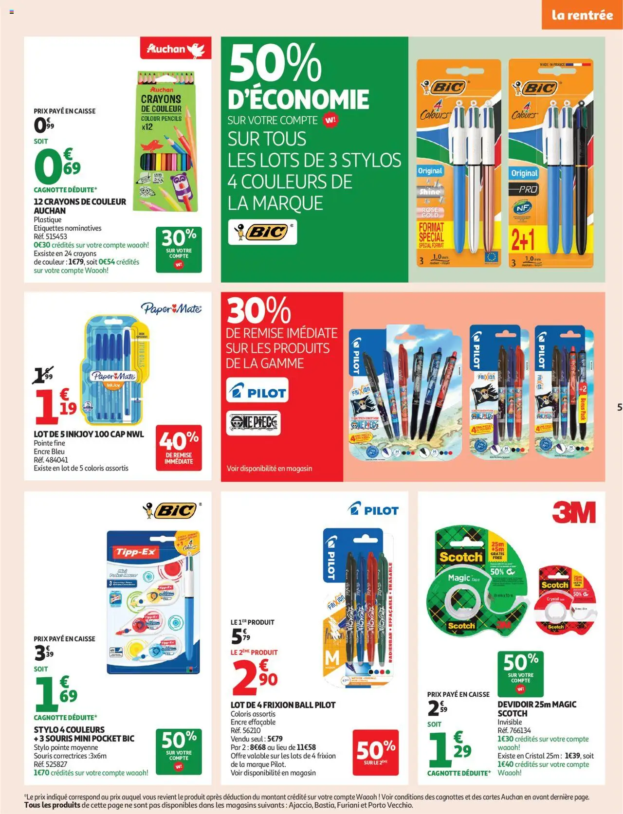  | Page: 5 | Produits: Souris, Crayons de couleur, Stylo