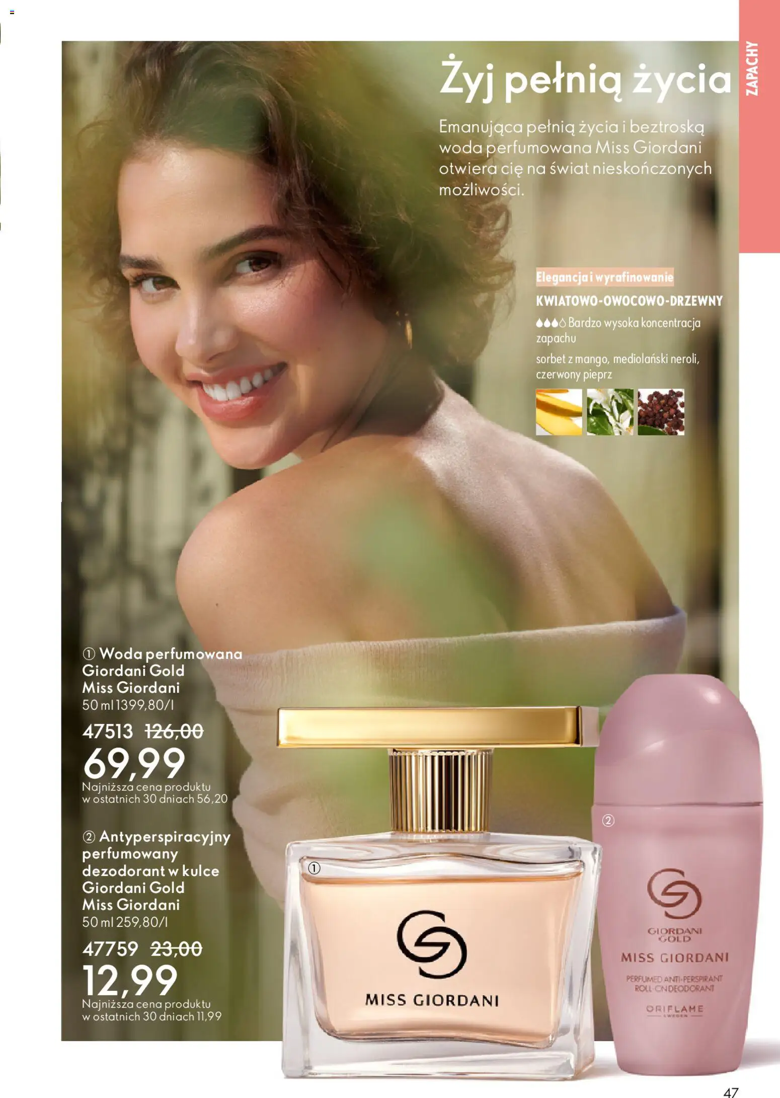 Oriflame Katalog 2 2026 od 21.01.2026 | Strona: 47 | Produkty: Sorbet, Dezodorant, Woda, Pieprz