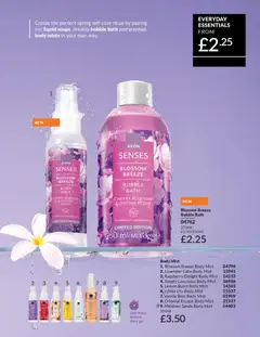 Preview of Avon - Catalogue valid from 01.04.2026 | Page: 185 | Products: Bath, Lavender, Raspberry, Vanilla