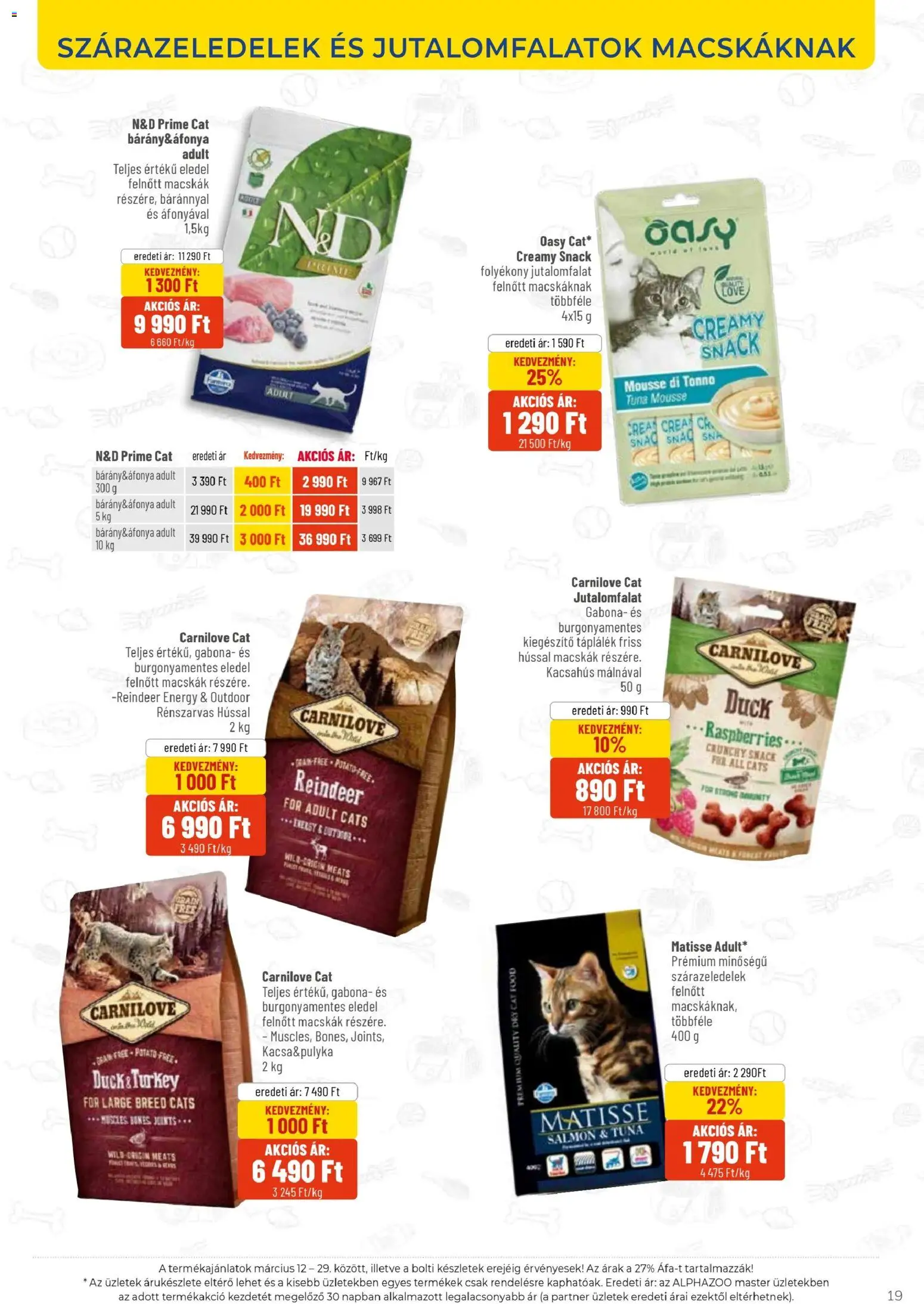 AlphaZoo akciós ujság - amely érvényes a következő dátumtól: 12.03.2026 | Oldal: 19