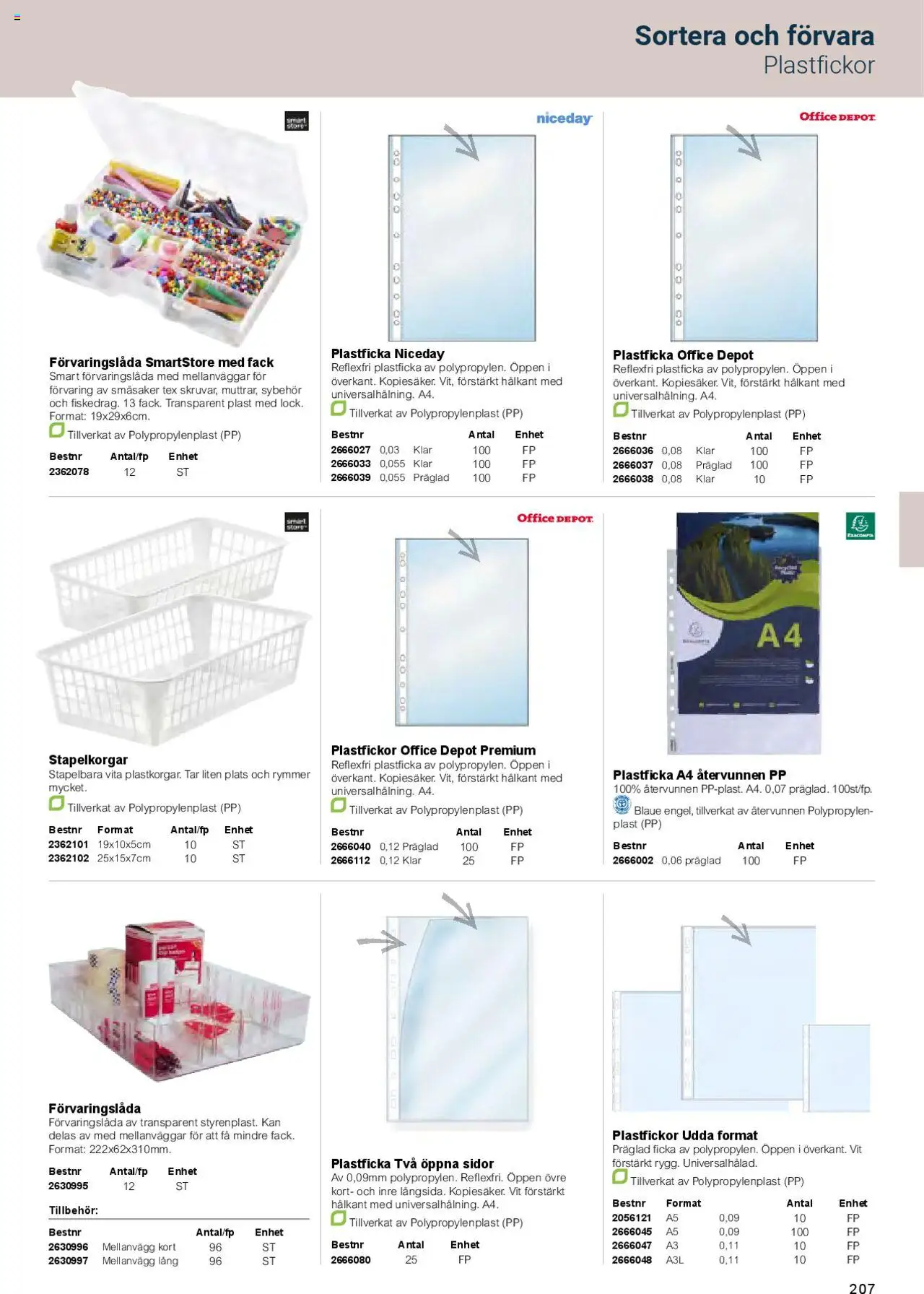 Office Depot reklamblad aktuell från 01.02.2025 | Sida: 209 | Produkter: Plastficka