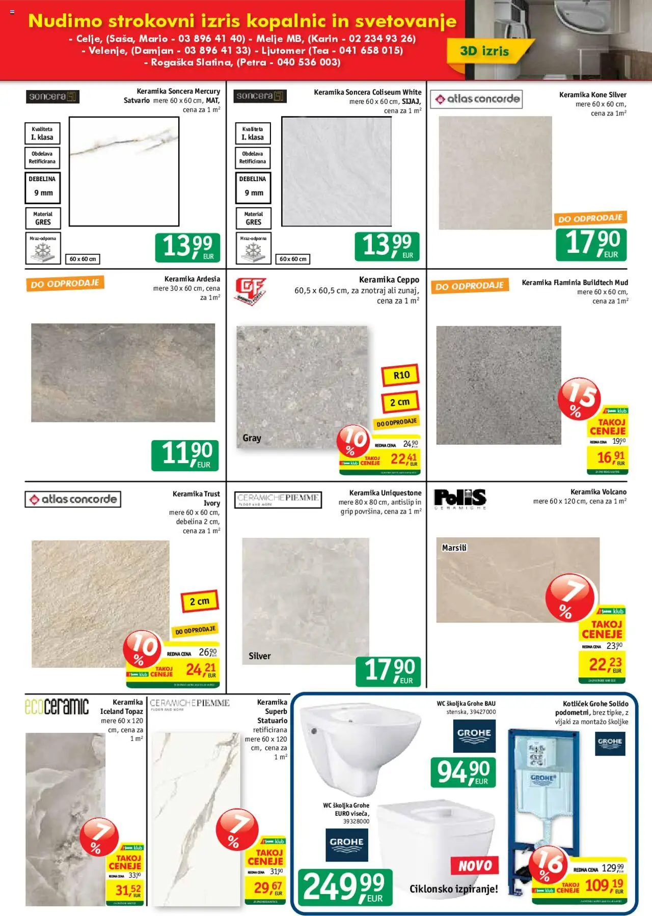 Jager katalog tehnika │ velja od 30.07.2025 | Stran: 1 | Izdelki: Školjke, WC školjka