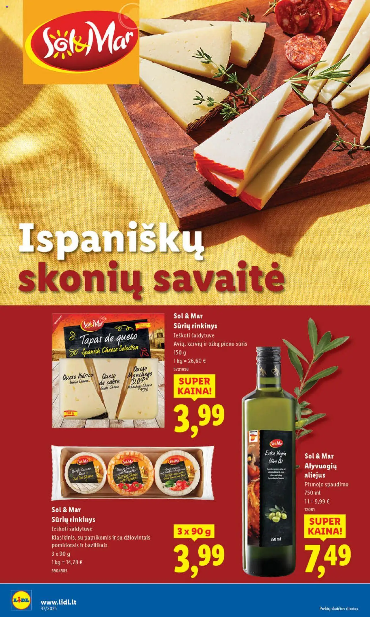 LIDL akcijos nuo 11.09.2025 | Puslapis: 22 | Prekių: Paprika, Sūris, Aliejus
