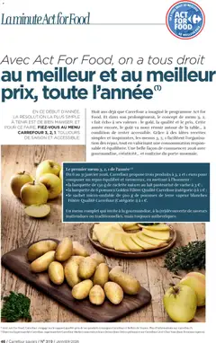 Carrefour - Prévisualisation de Carrefour Magazine valide à partir de 01.01.2026 | Page: 46 | Produits: Raclette, Table, Lait, Pommes
