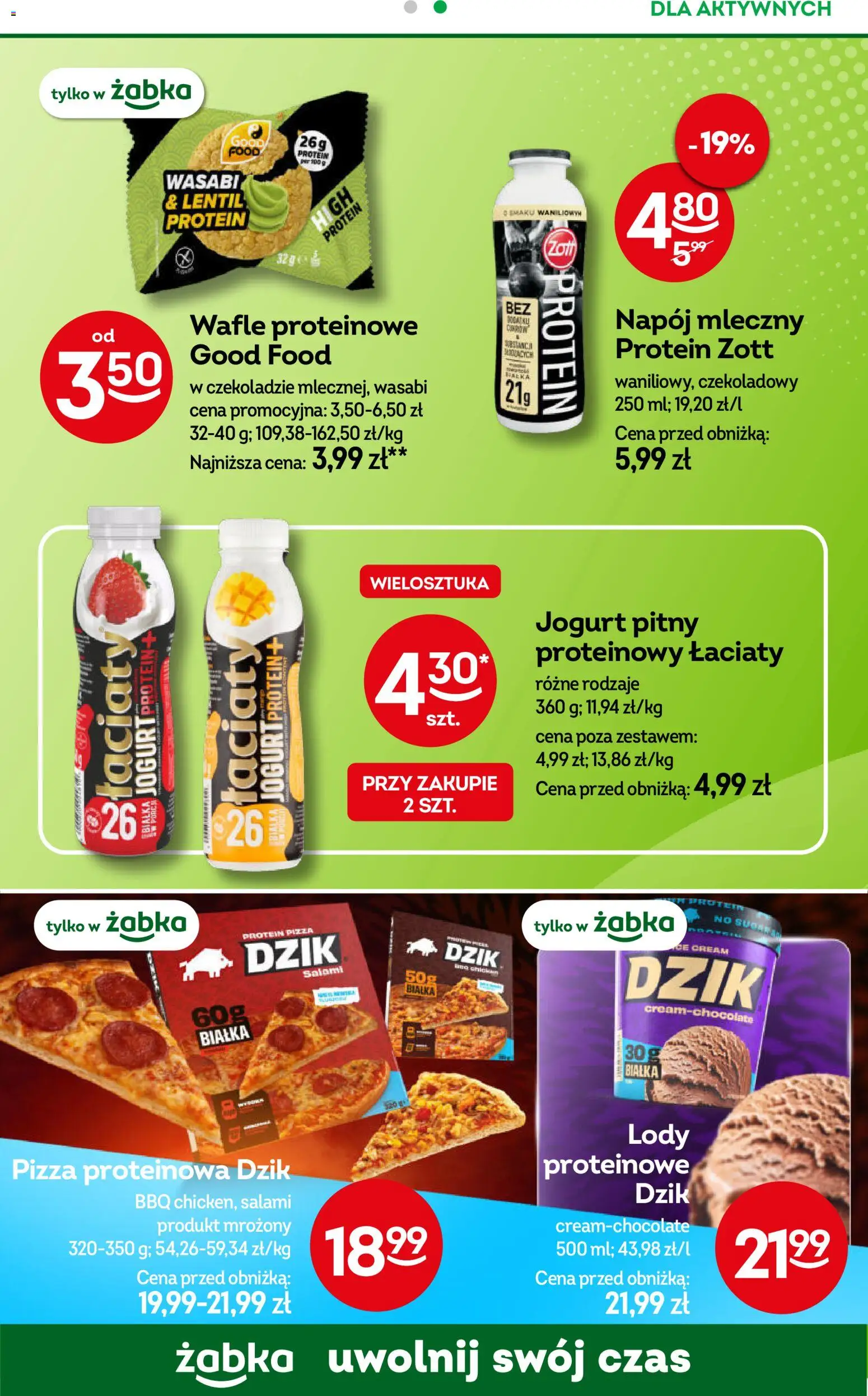 Żabka Gazetka od 30.12.2025 | Strona: 51 | Produkty: Jogurt pitny proteinowy, Jogurt pitny, Jogurt, Pizza