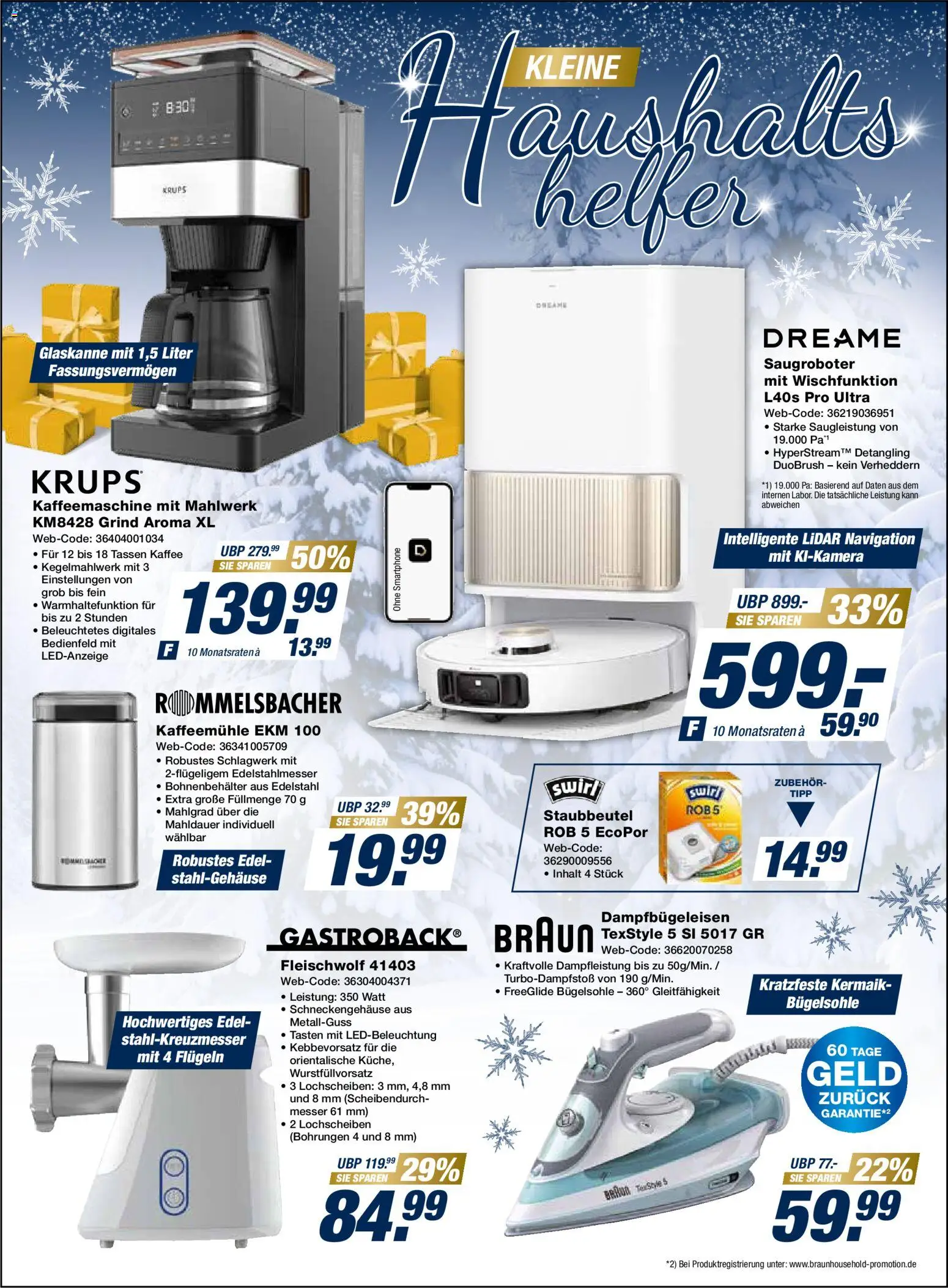 Expert Weihnachts sparen – gültig ab 13.12.2025 | Seite: 9 | Produkte: Krups, Navigation, Kaffee, Smartphone
