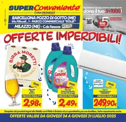 Anteprima del volantino SuperConveniente Barcellona/Milazzo catalogo valido a partire dal 24.07.2025