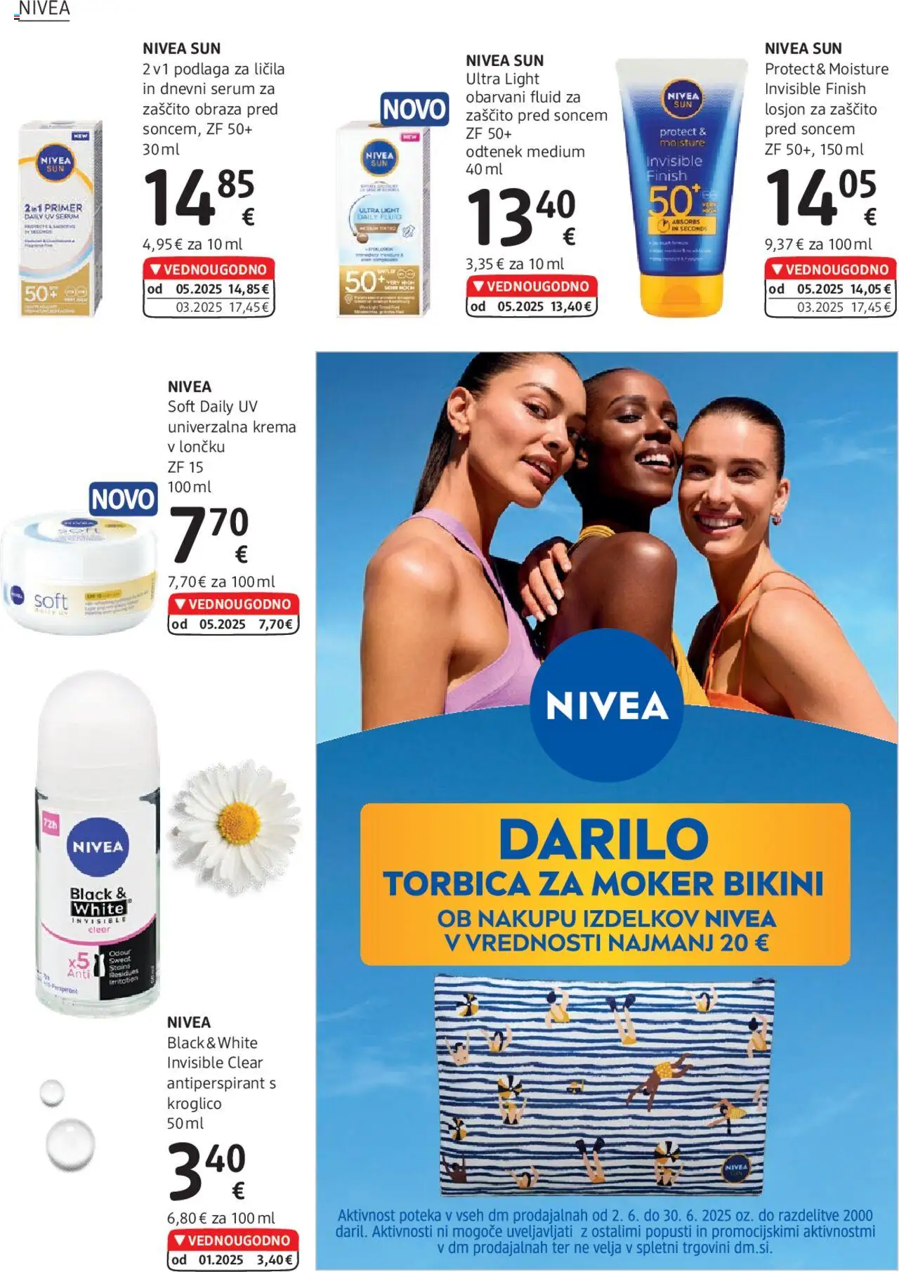 DM Drogerie Markt katalog │ velja od 02.06.2025 | Stran: 8 | Izdelki: Licila, Krema, Antiperspirant, Torbica