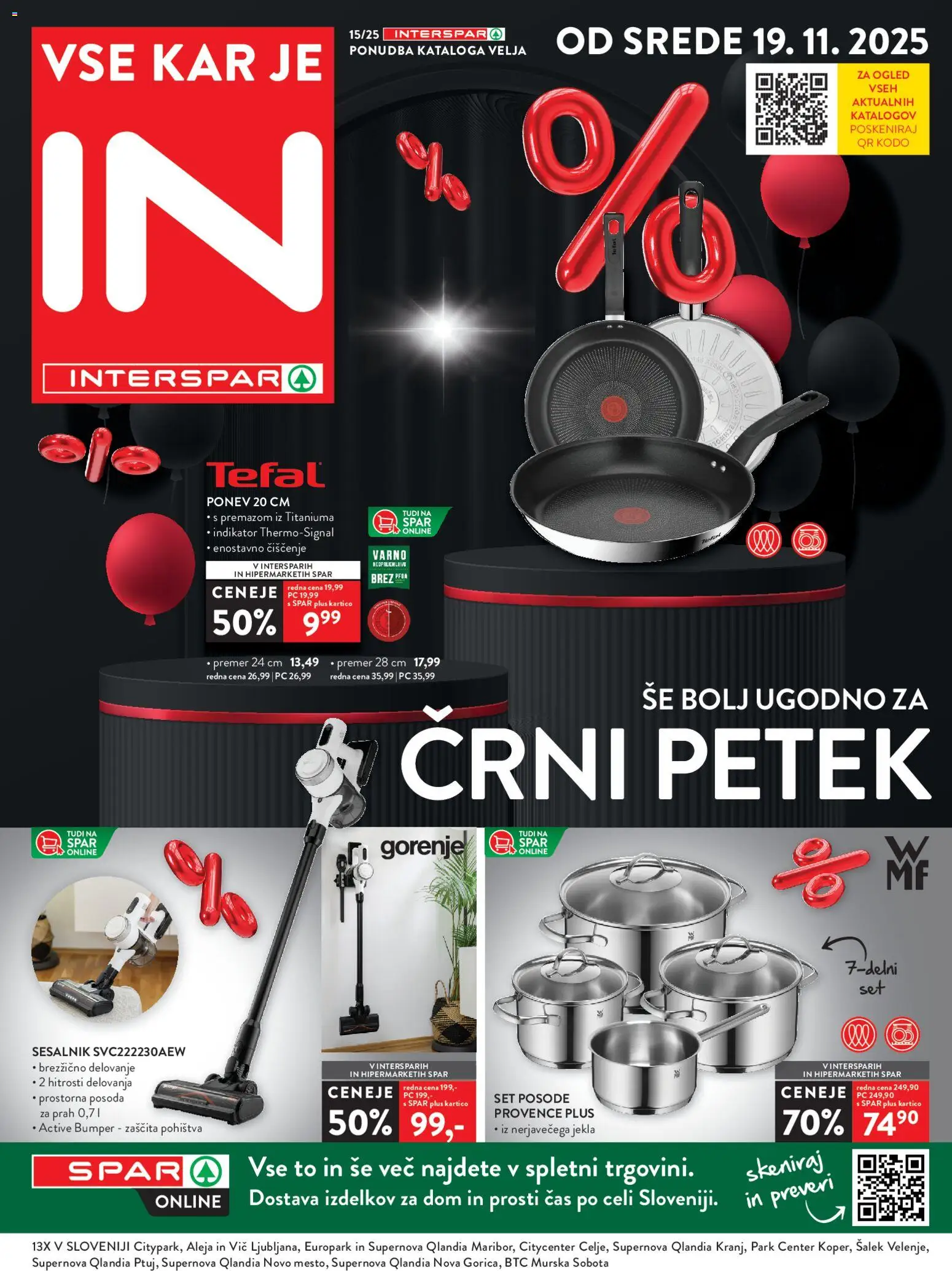 Novi Spar katalog ponudbe – veljaven od 19.11.2025 | Stran: 1 | Izdelki: Sesalnik