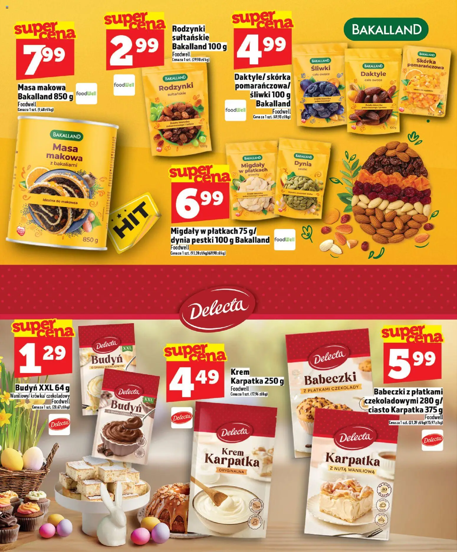 Topaz gazetka - Express od 26.03.2026 | Strona: 6 | Produkty: Daktyle, Czekolady, Ciasto, Owoce