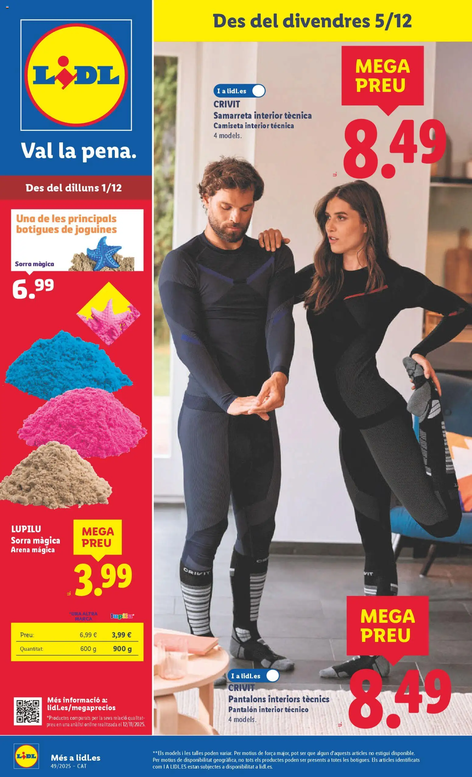 Lidl folleto de bazar │ válido desde el 01.12.2025 | Página: 1