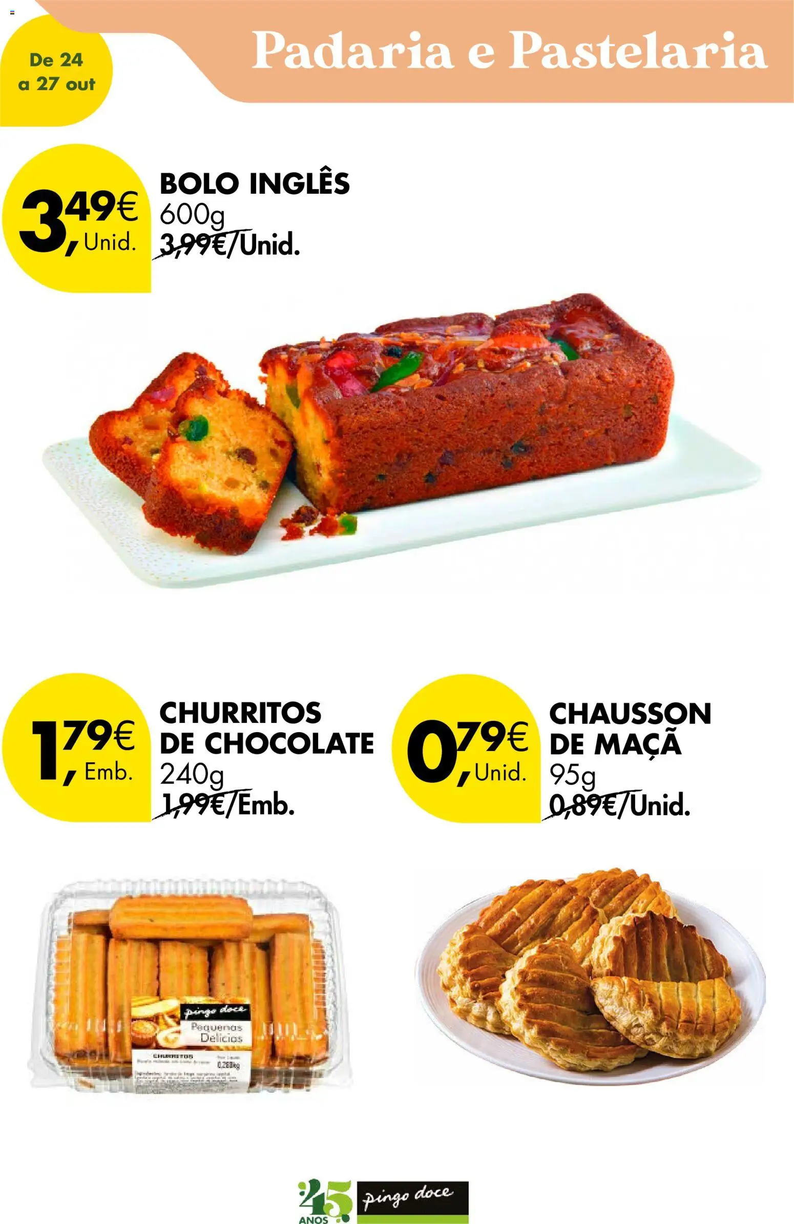 Pingo Doce Poupe este Fim de Semana │ válido de 24.10.2025 | Página: 9 | Produtos: Padaria, Bolo, Maça, Chocolate