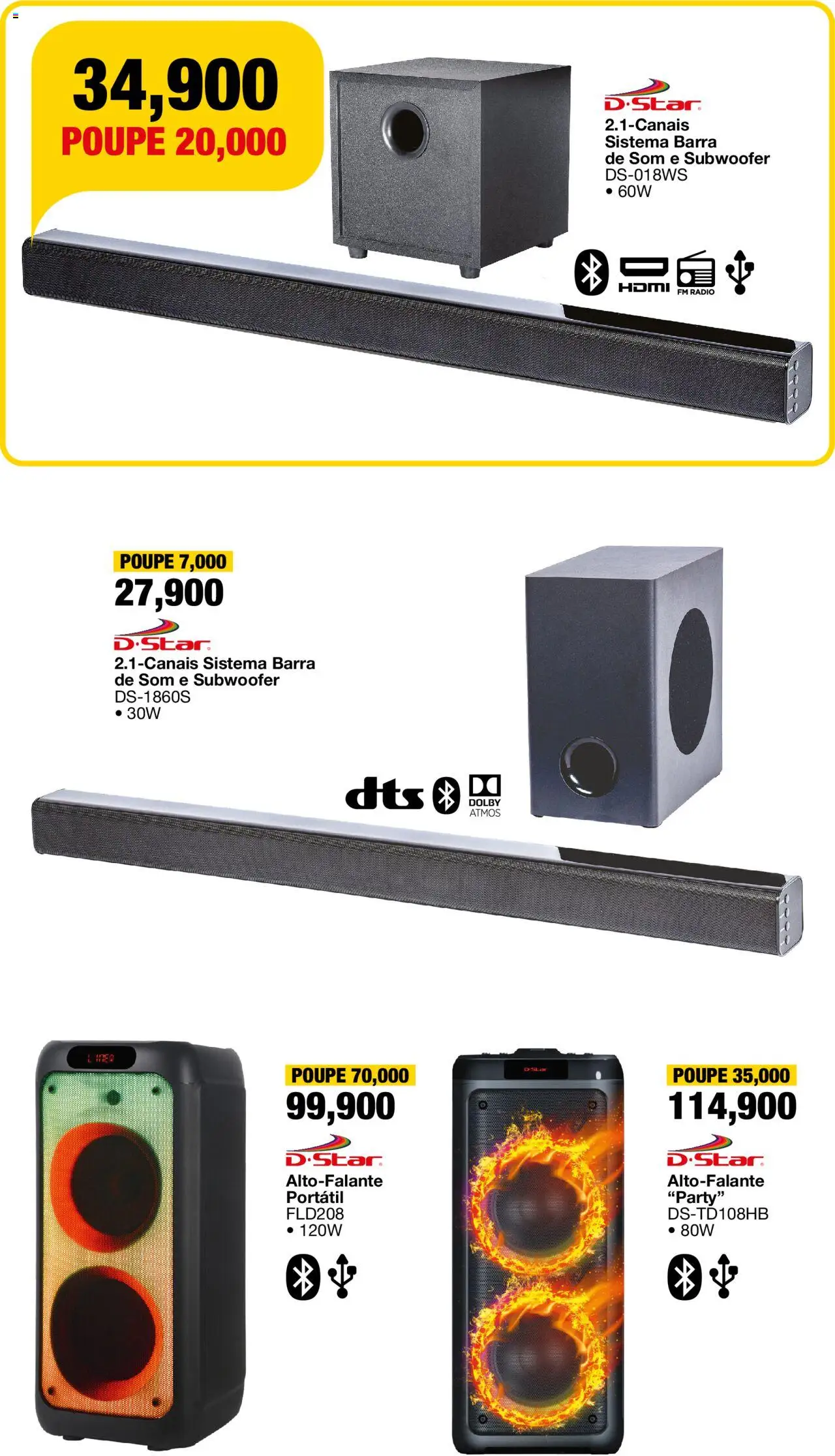New OK Furniture catalogue – valid from 17.09.2025 | Page: 7 | Products: Radio, Subwoofer