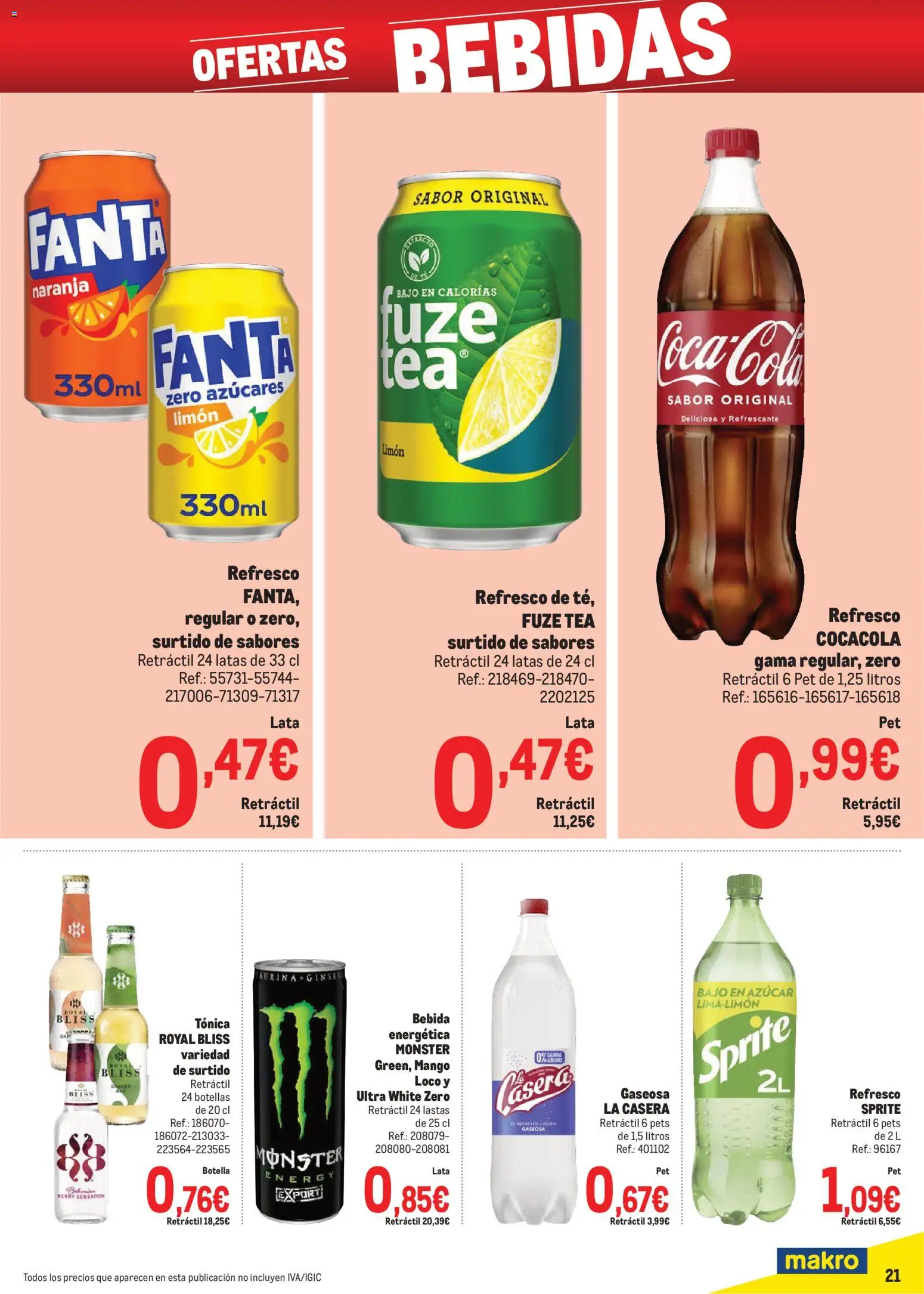 Makro - Precios Sur II │ válido desde el 06.01.2026 | Página: 21 | Productos: Πρίζες, Ρούτερ, Gaseosa