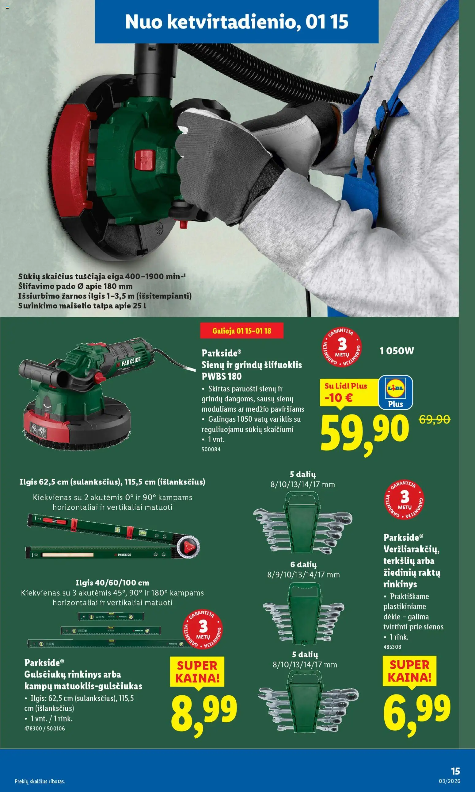 LIDL akcijos nuo 12.01.2026 | Puslapis: 15