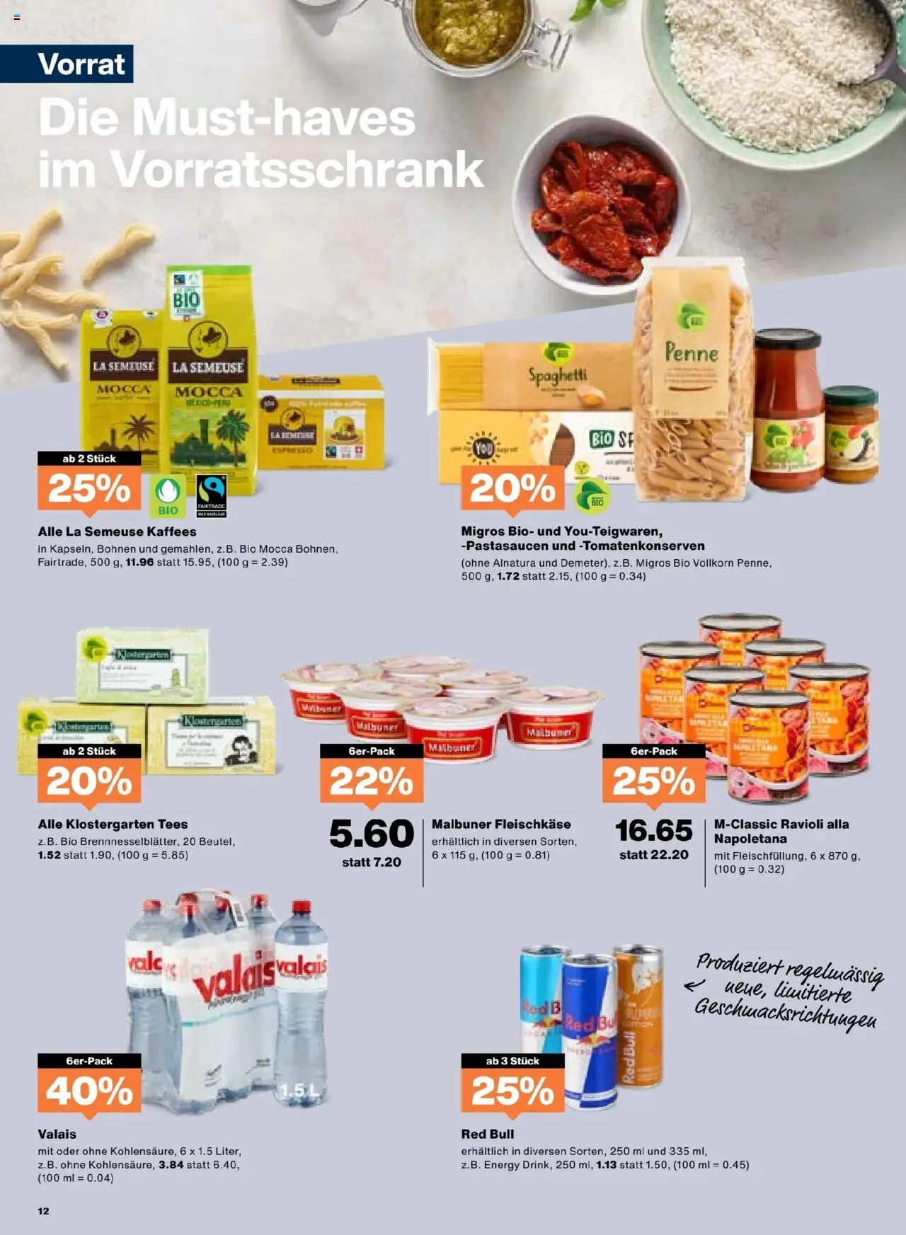 Migros Aktionen – gültig ab 21.10.2025 | Seite: 12 | Produkte: Red bull
