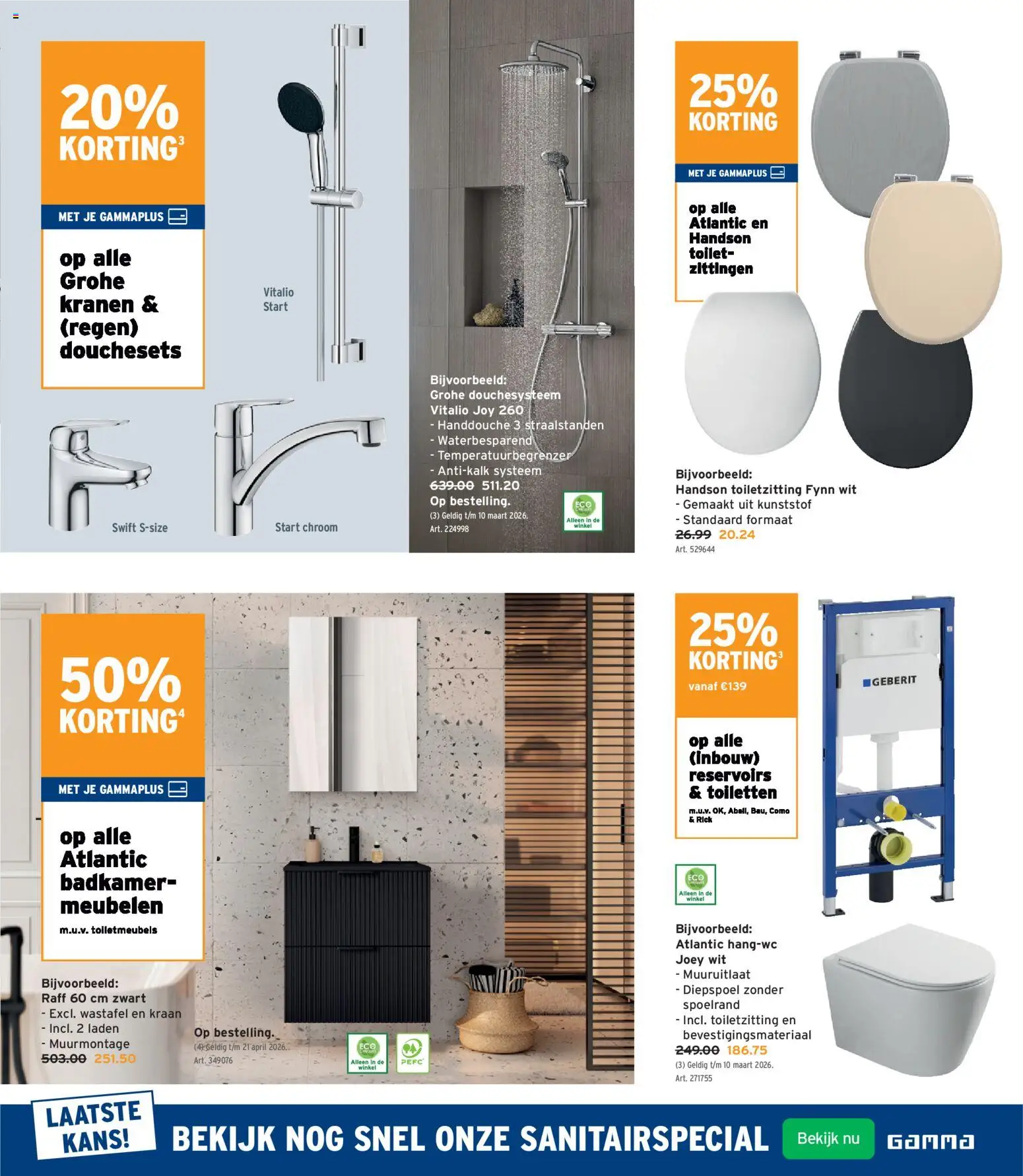 {H1} | Pagina: 20 | Producten: Toilet