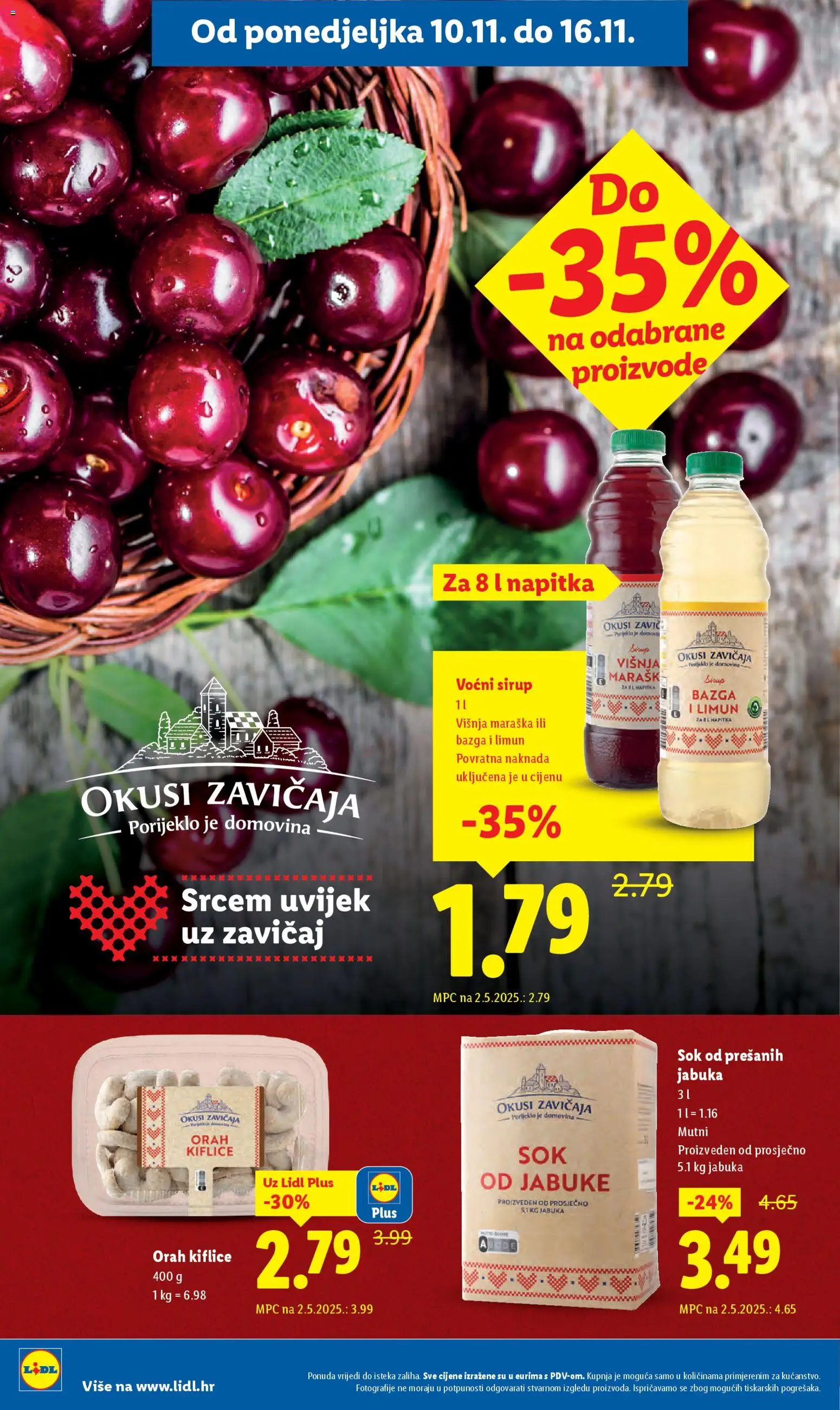 Lidl katalog | vrijedi od 10.11.2025 | Stranica: 10 | Proizvodi: Jabuke, Sirup, Bazga, Jabuka