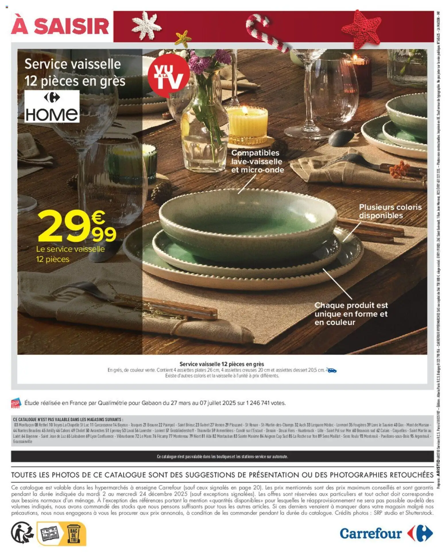 {H1} | Page: 20 | Produits: Service vaisselle