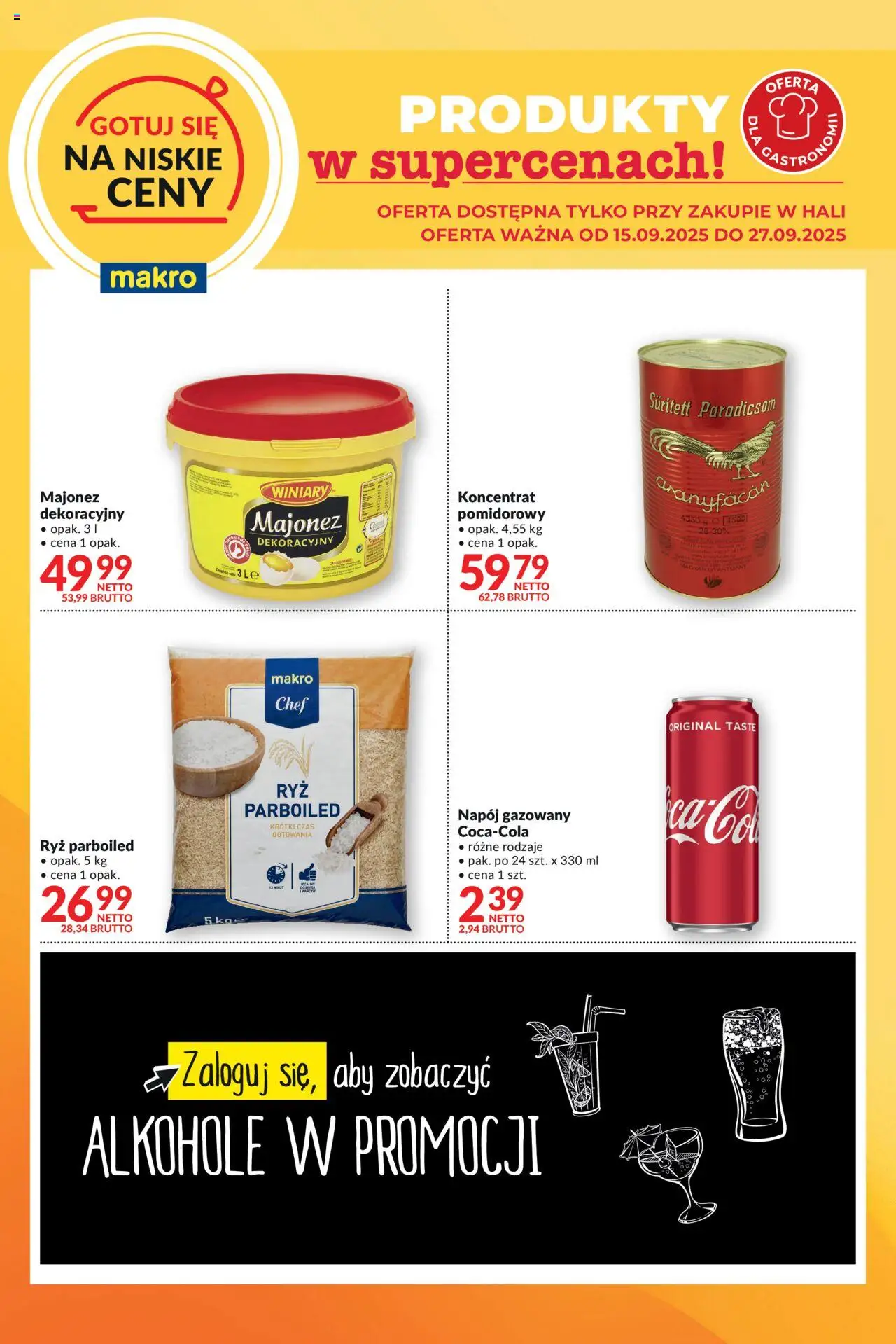 Makro Gazetka - Gotuj się na niskie ceny od 15.09.2025 | Strona: 1