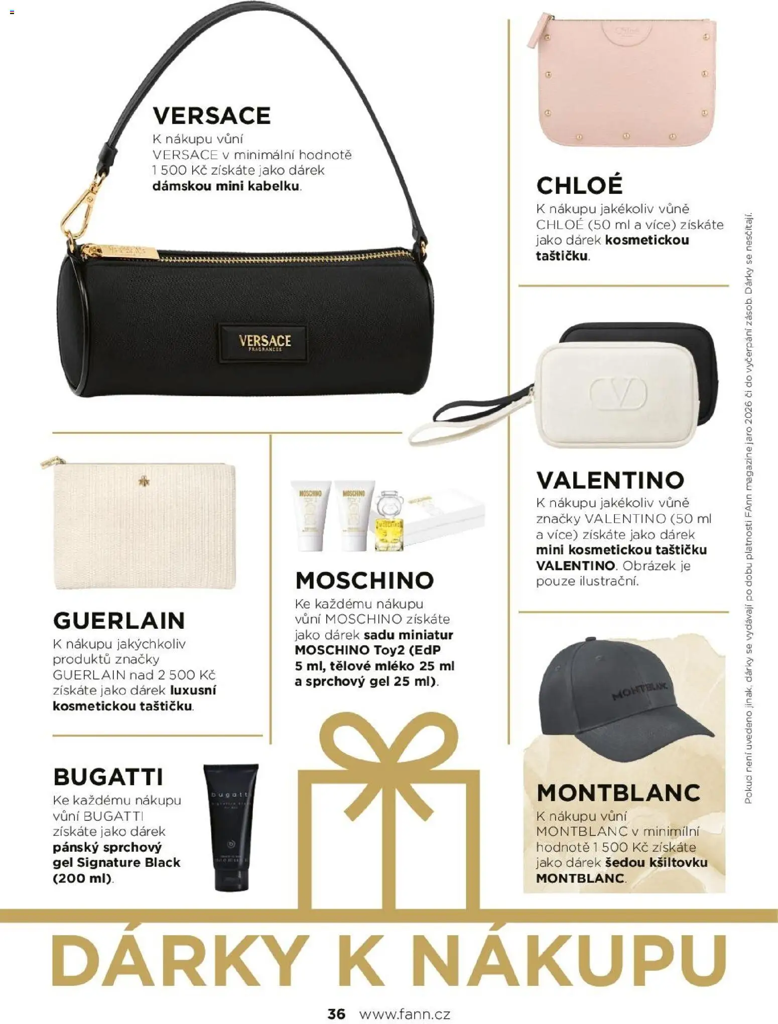 FAnn parfumerie katalog Jaro 2025 od 24.02.2026 | Strana: 36 | Produkty: Tělové mléko, Bugatti, Chloe, Moschino