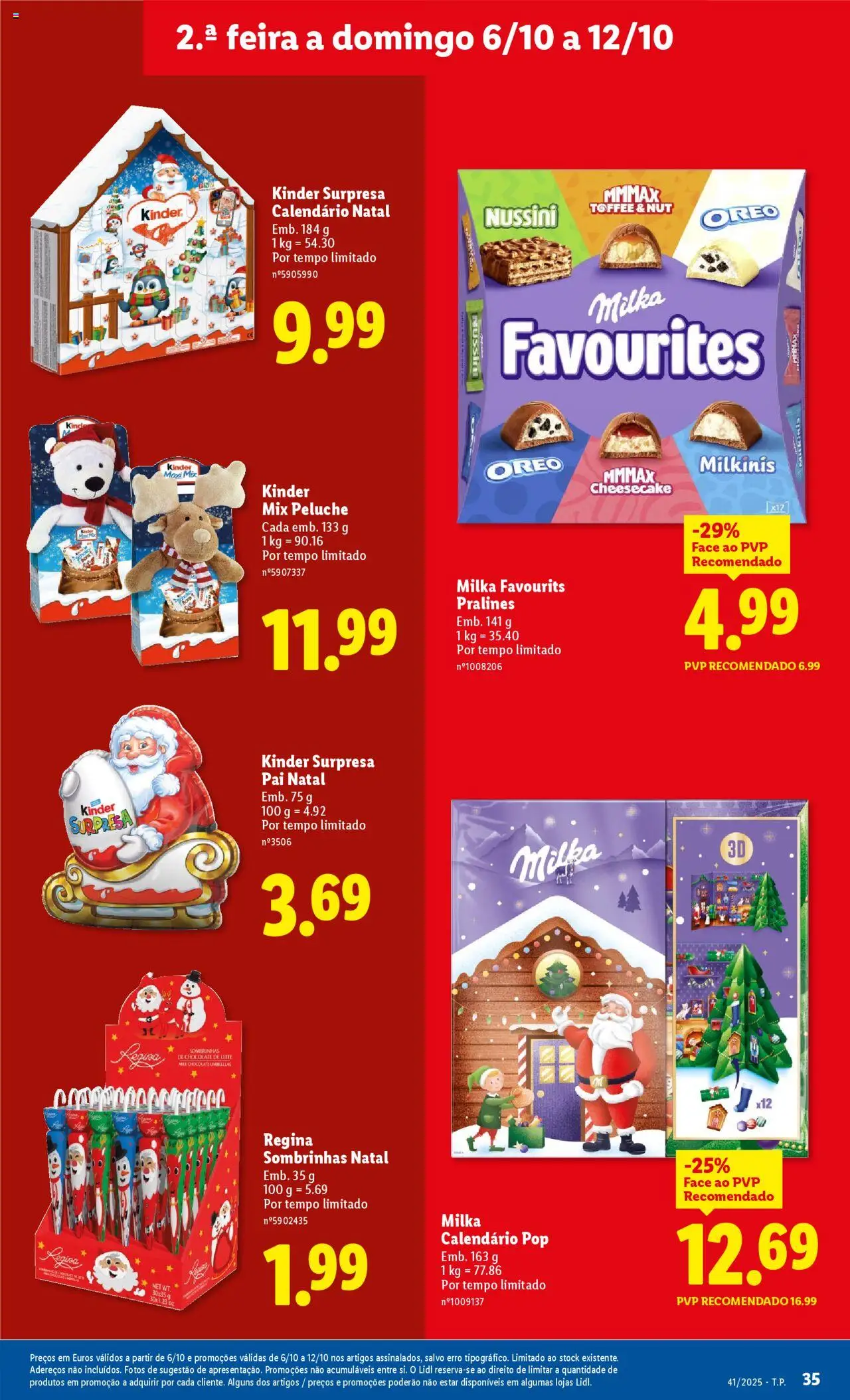 Lidl folheto │ válido de 06.10.2025 | Página: 35 | Produtos: Leite, Chocolate