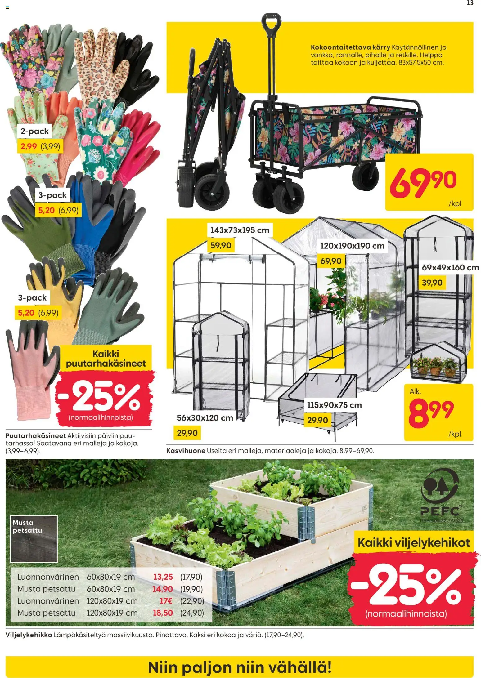 Rusta tarjoukset – voimassa 07.04.2026 alkaen | Sivu: 13 | Tuotteet: Kasvihuone