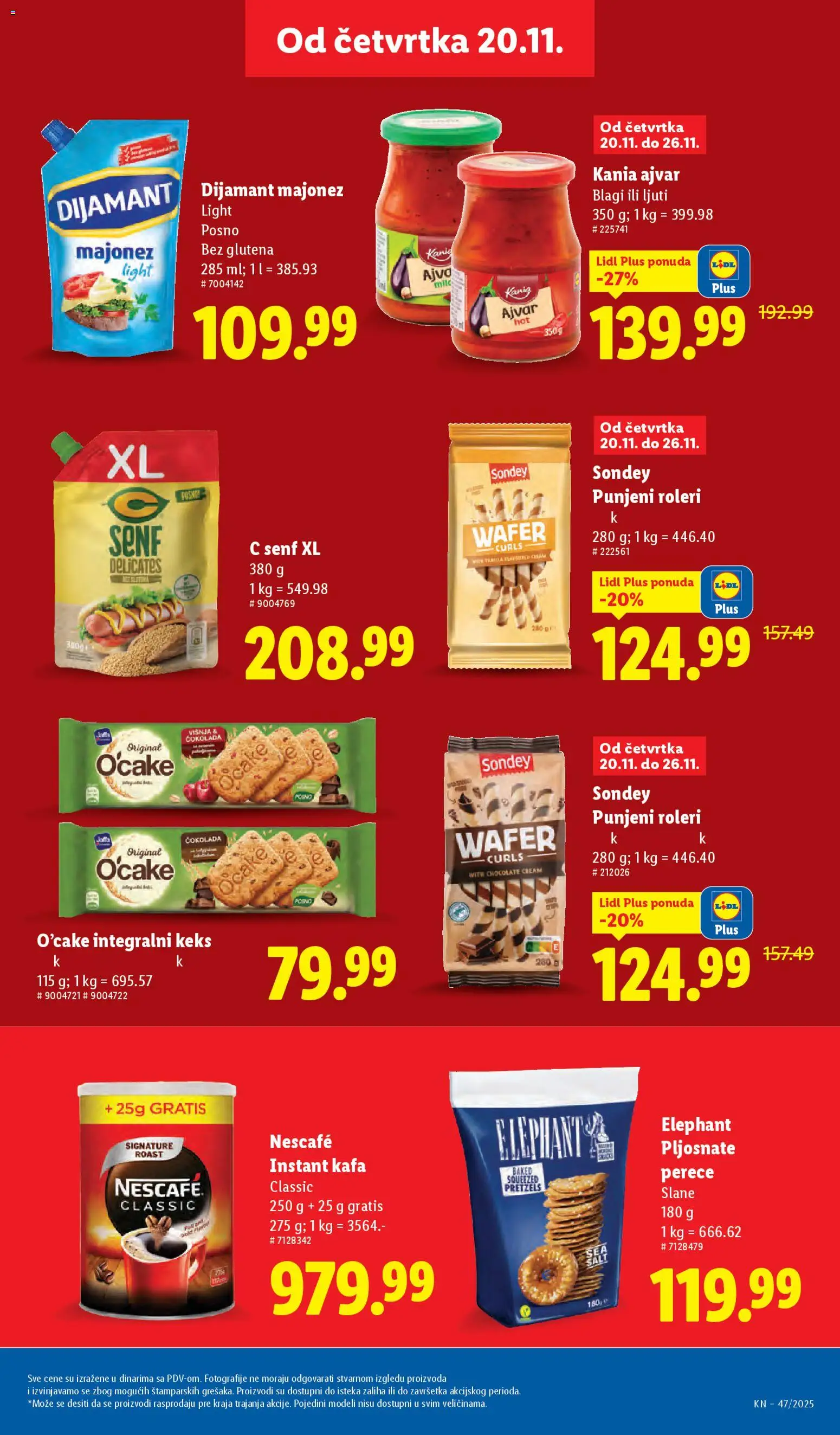 Lidl katalog - važi od 20.11.2025 | Strana: 19 | Proizvode: Keks, Roleri, Čokolada, Nescafé