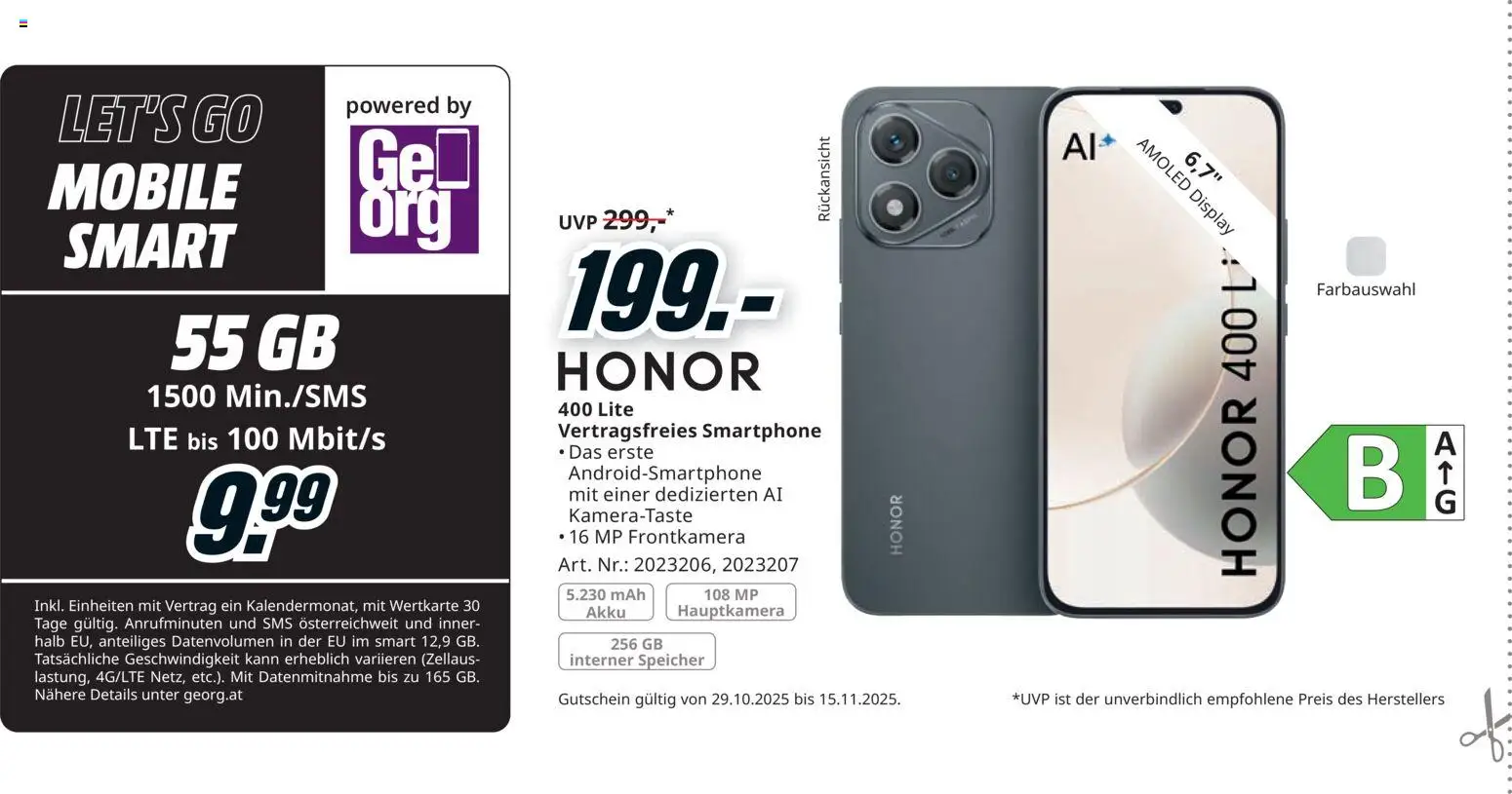 Media Markt Black Friday gültig ab 29.10.2025 | Seite: 46 | Produkte: Smartphone