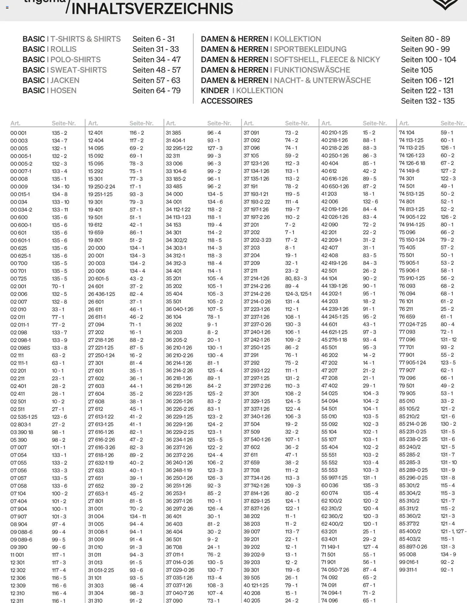 Trigema Prospekt – gültig ab 01.02.2026 | Seite: 2 | Produkte: Unterwäsche